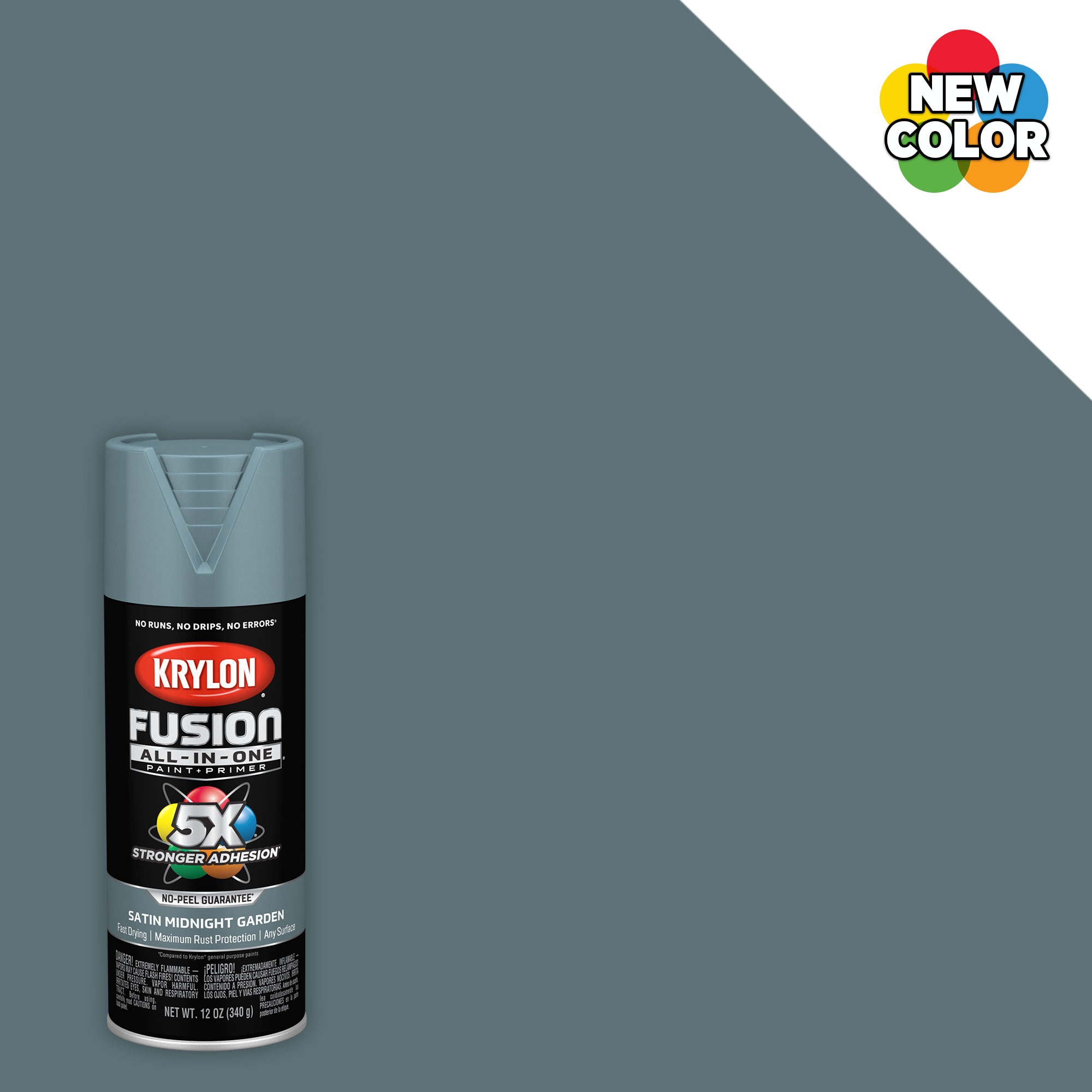 Krylon Acrylic Enamel Specialty Flat Primer Spray Primer - White K02399007 - 12 oz