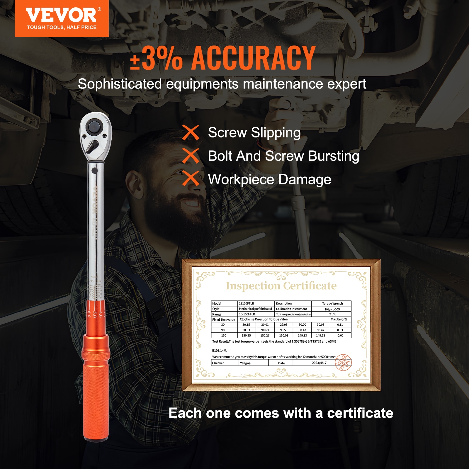 VEVOR DJSNLBSKDSSZNLNIVV0 Torque-Wrenches - View #3