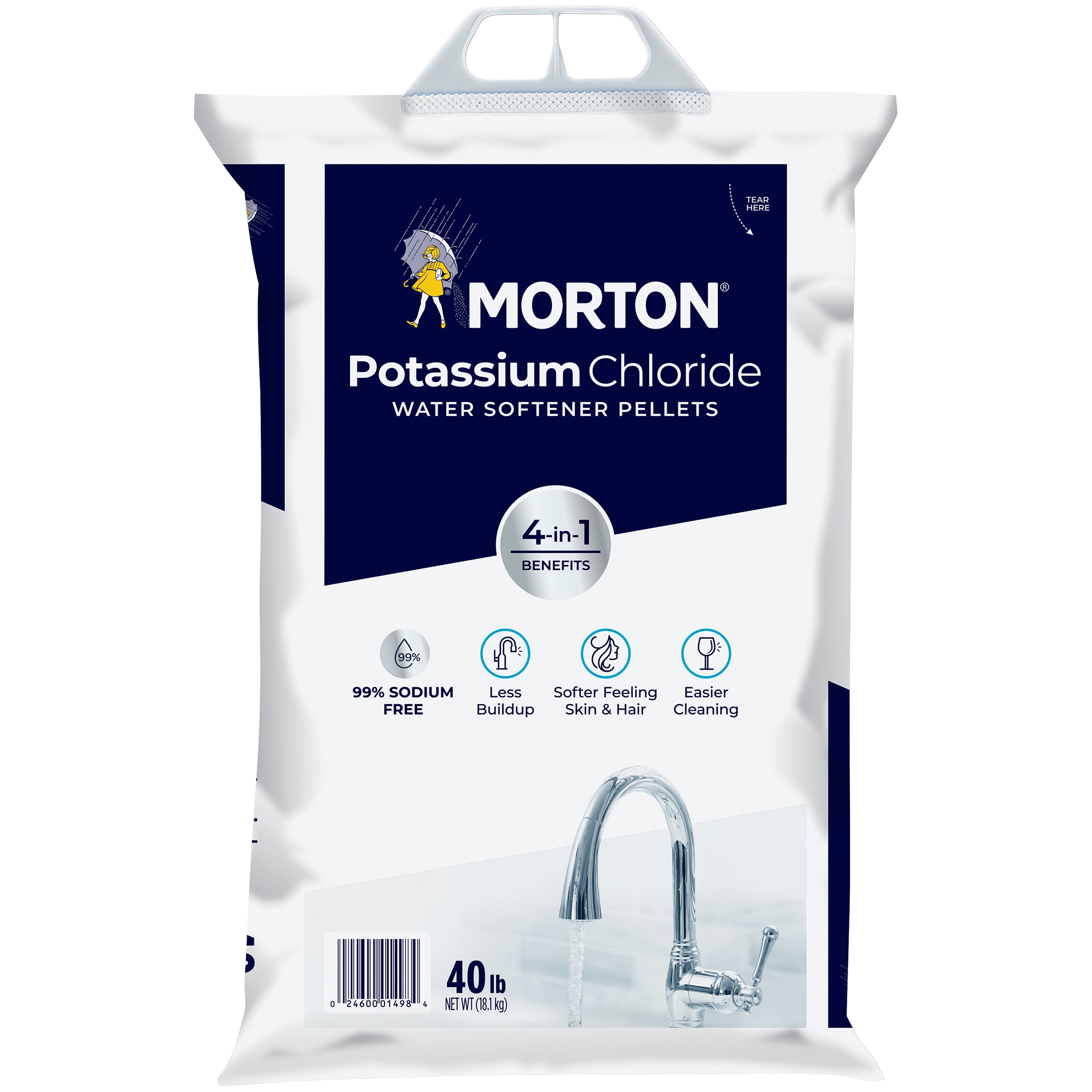 Morton N/A 40-lb Water Softener Salt Potassium chloride
