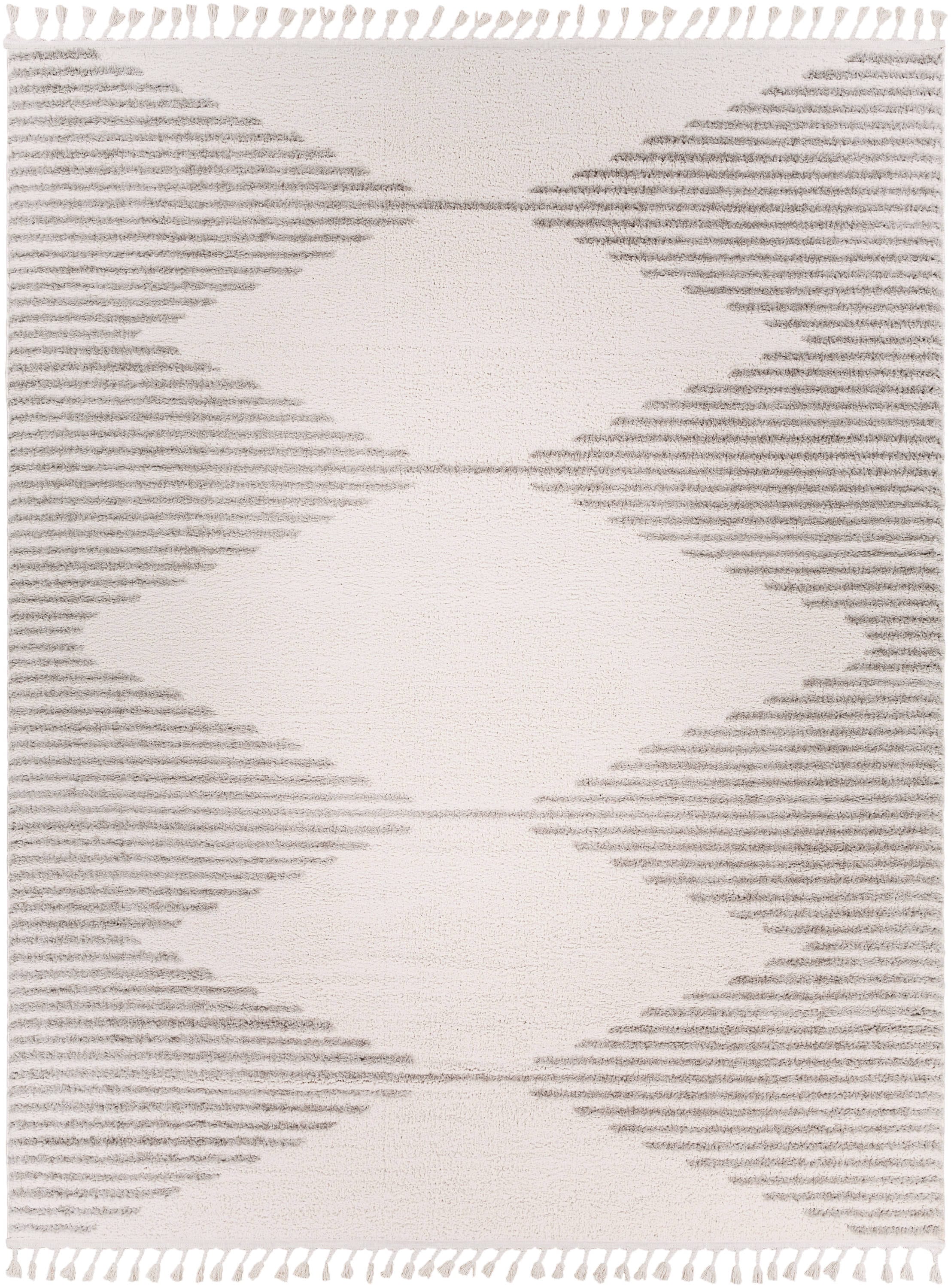 Artistic Weavers AHB2305-679 Alhambra 7 X 9 Grey Indoor Geometric Global Area Rug
