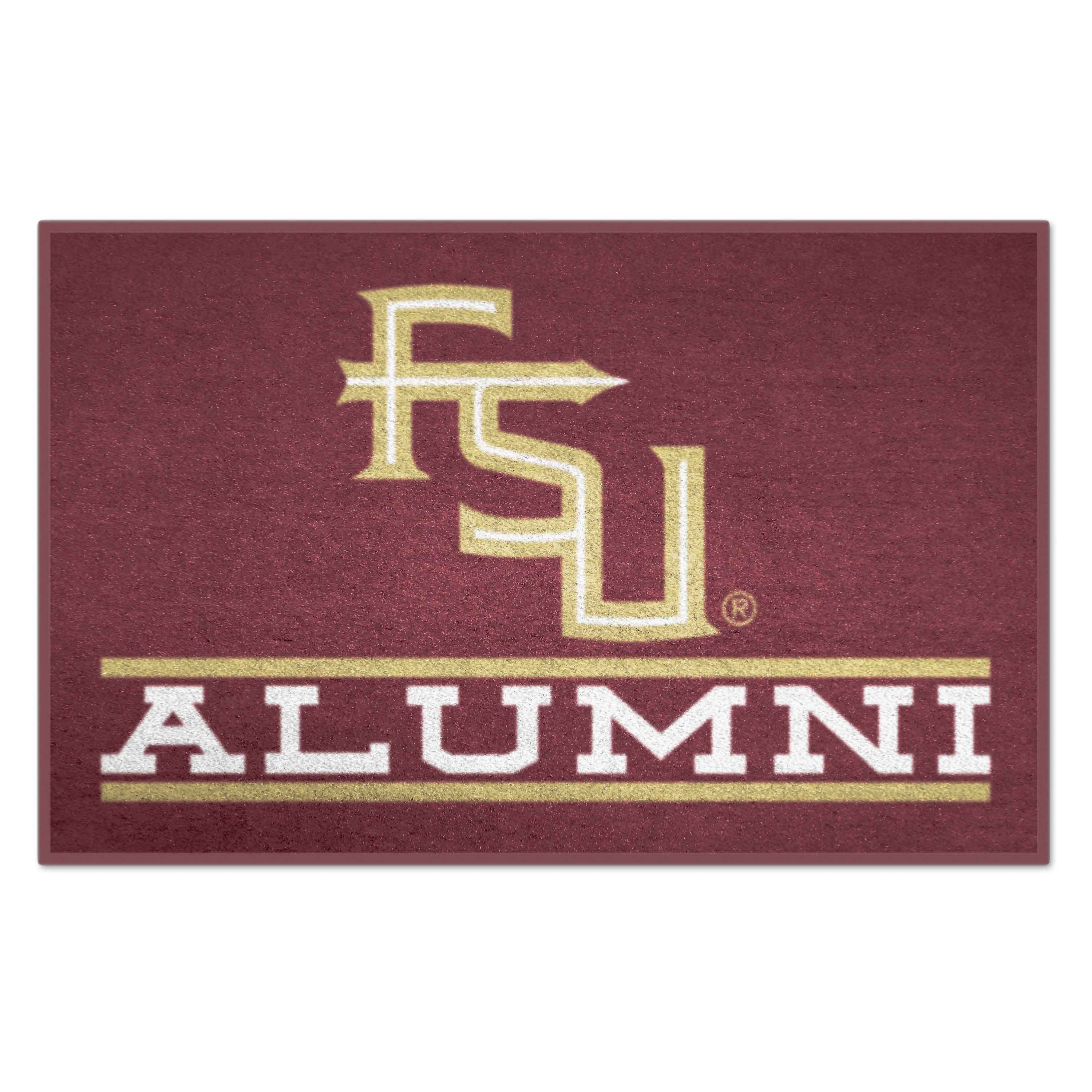 FANMATS 18333 Florida State Seminoles 30-in x 19-in Maroon Nylon Indoor or outdoor Decorative Sports Door Mat