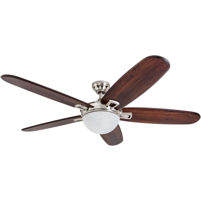 Harbor Breeze Grand Bay 56 In Brushed Nickel Indoor Ceiling Fan With Remote 5 Blade The Fans Department At Com - Can You Put A Remote On Any Ceiling Fan