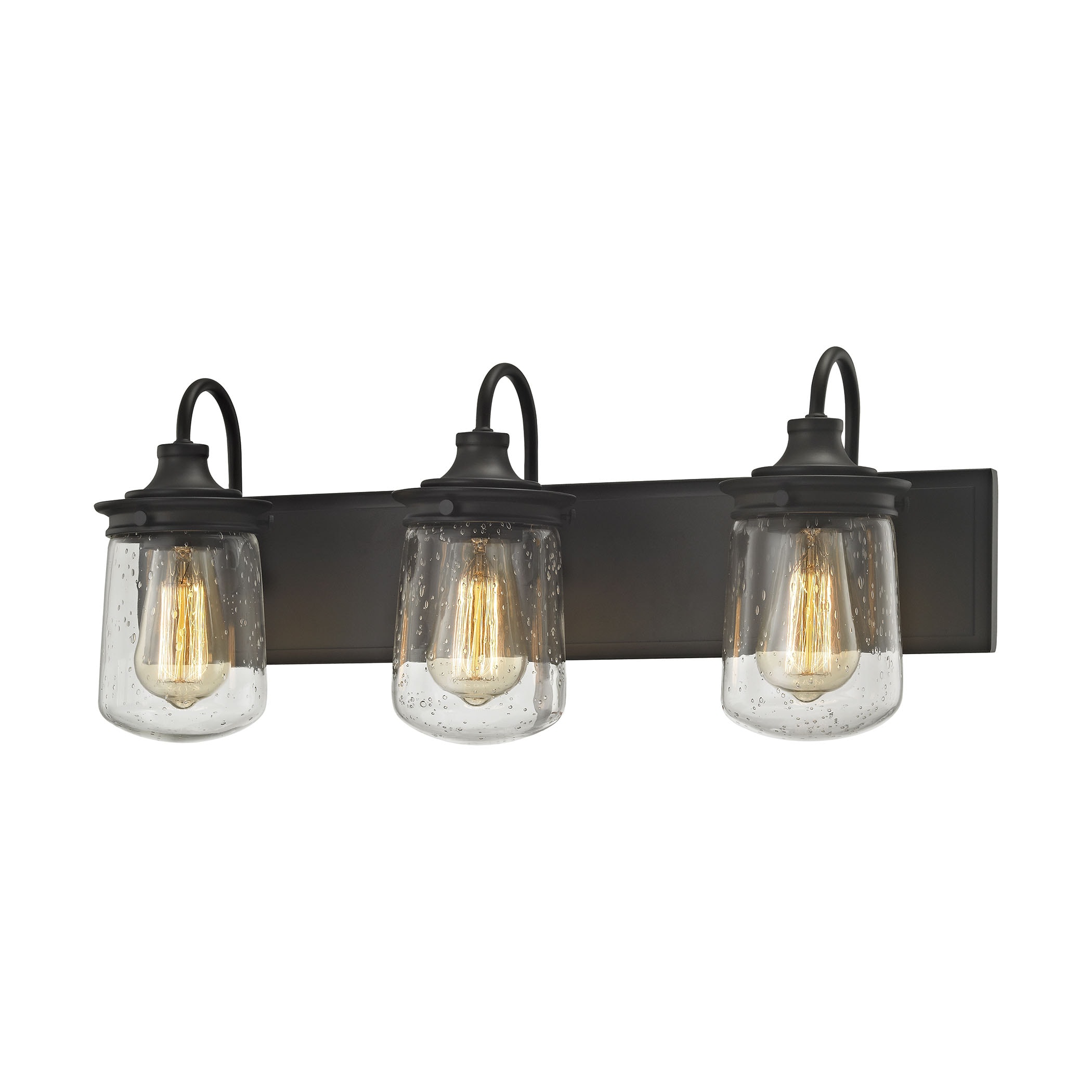 Haralson 24-in 3-Light Oil-Rubbed Bronze LED Transitional Vanity Light | - Westmore by ELK Lighting LWVL-220308156