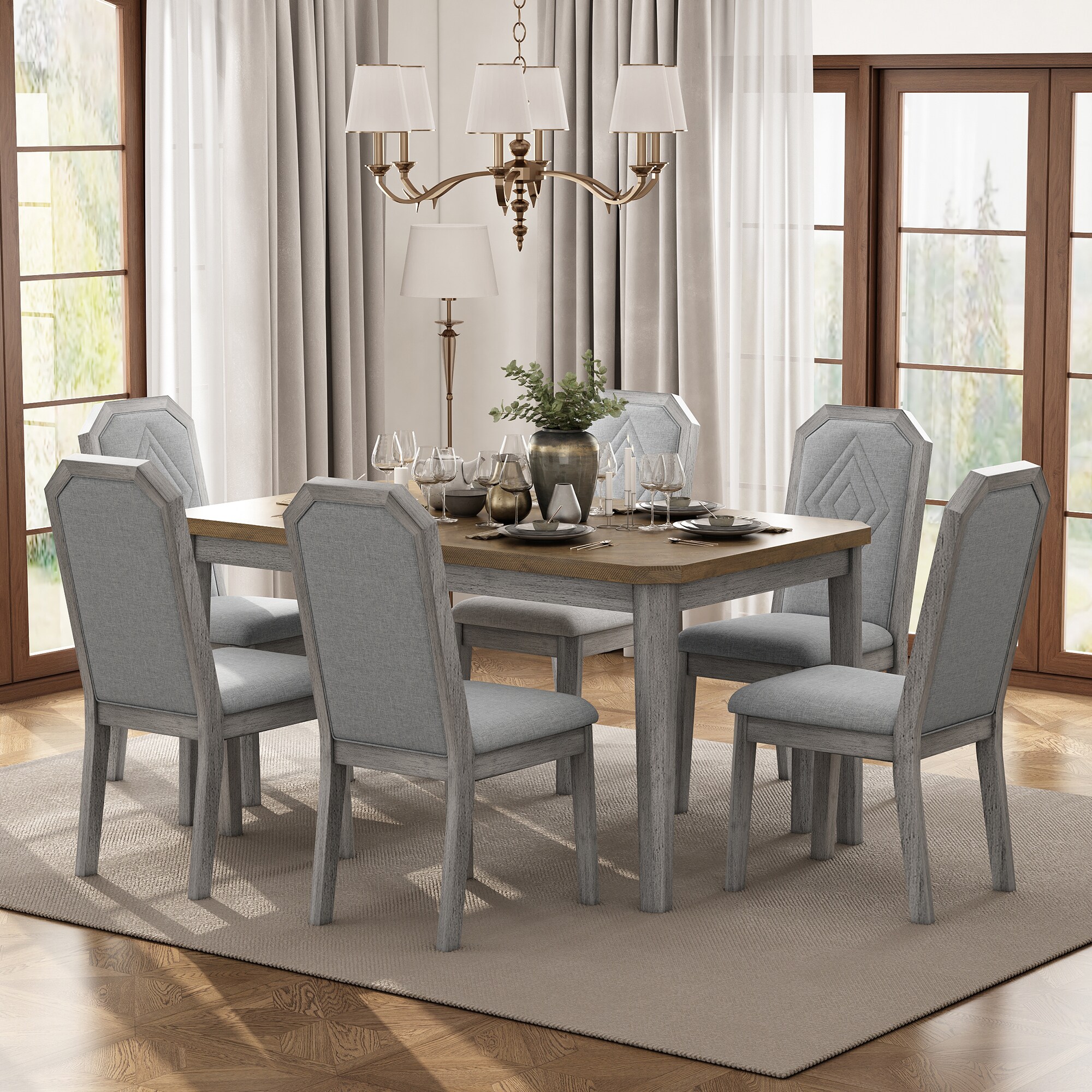 SINOFURN SYA330172GY Dining-Sets - View #2