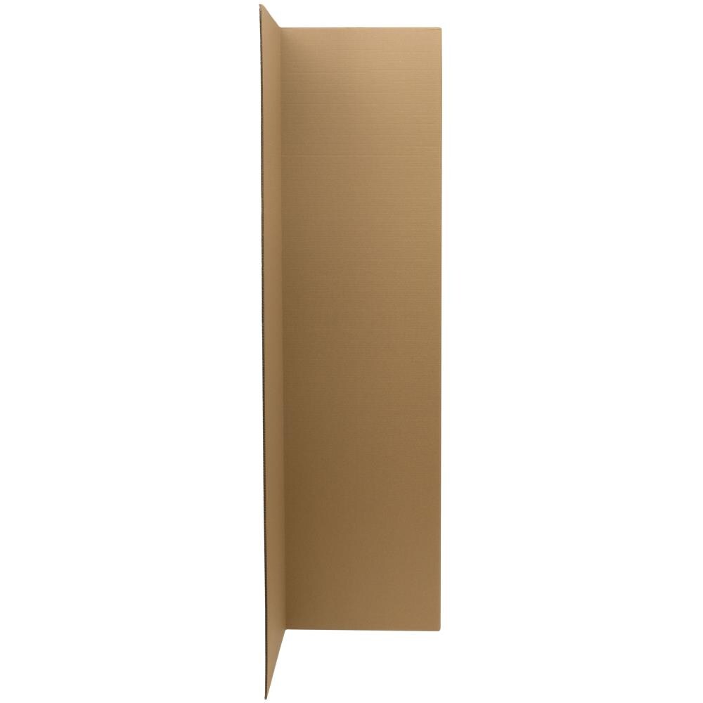 Oriental Furniture 6 ft. Tall Brown Cardboard Room Divider - 5 Panel