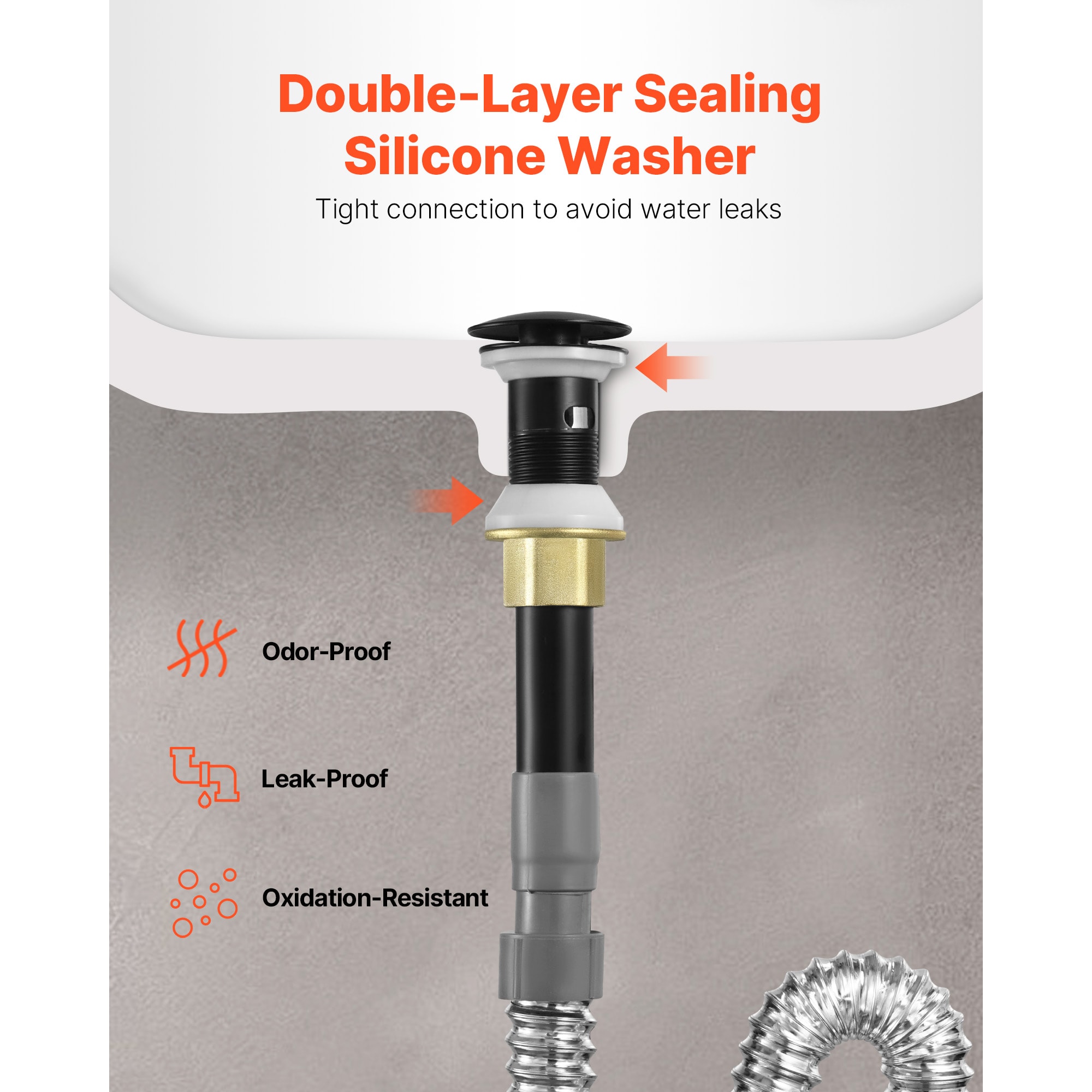VEVOR SCDCSPSZJDYL09624V0 Popup-Drains-Accessories - View #5