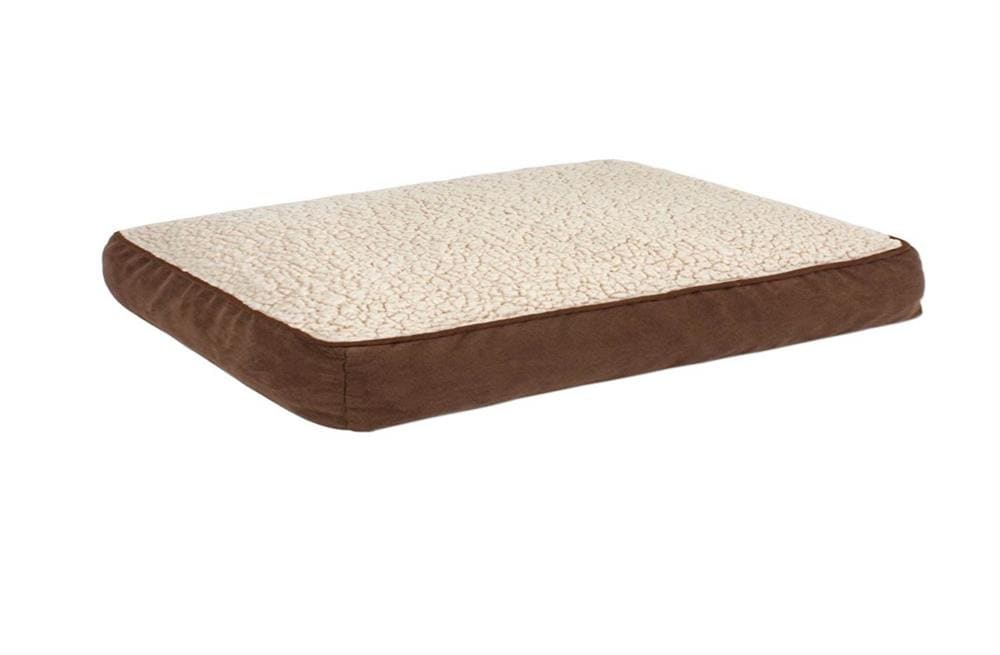 DII Z01545 Rectangular Chocolate Polyester Pillow Dog Bed ( Large )