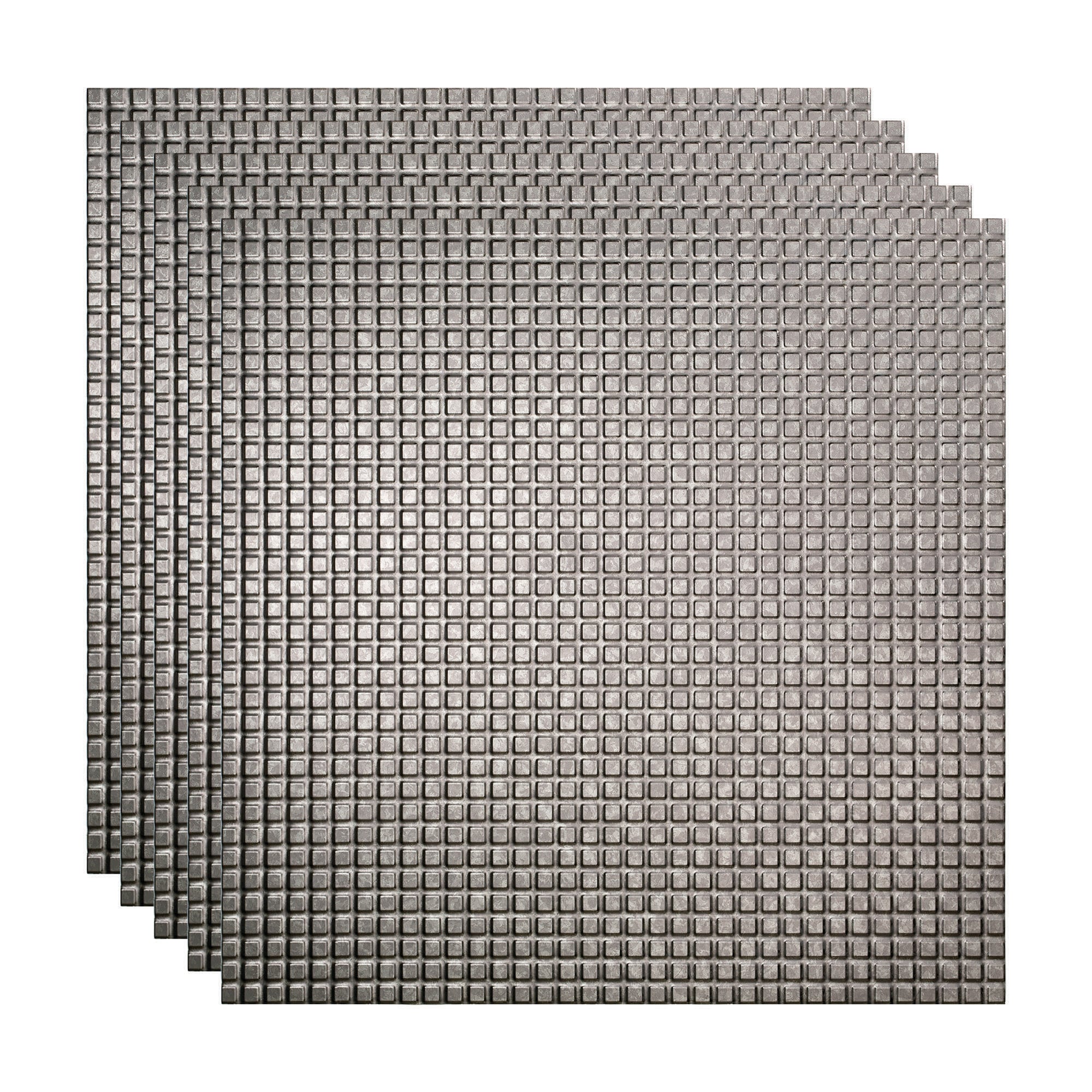 Fasade PL6230 2-ft x 2-ft Square Galvanized Steel PVC Drop Ceiling Tile ( 5 -Pack, 20-Sq. Feet / Case )