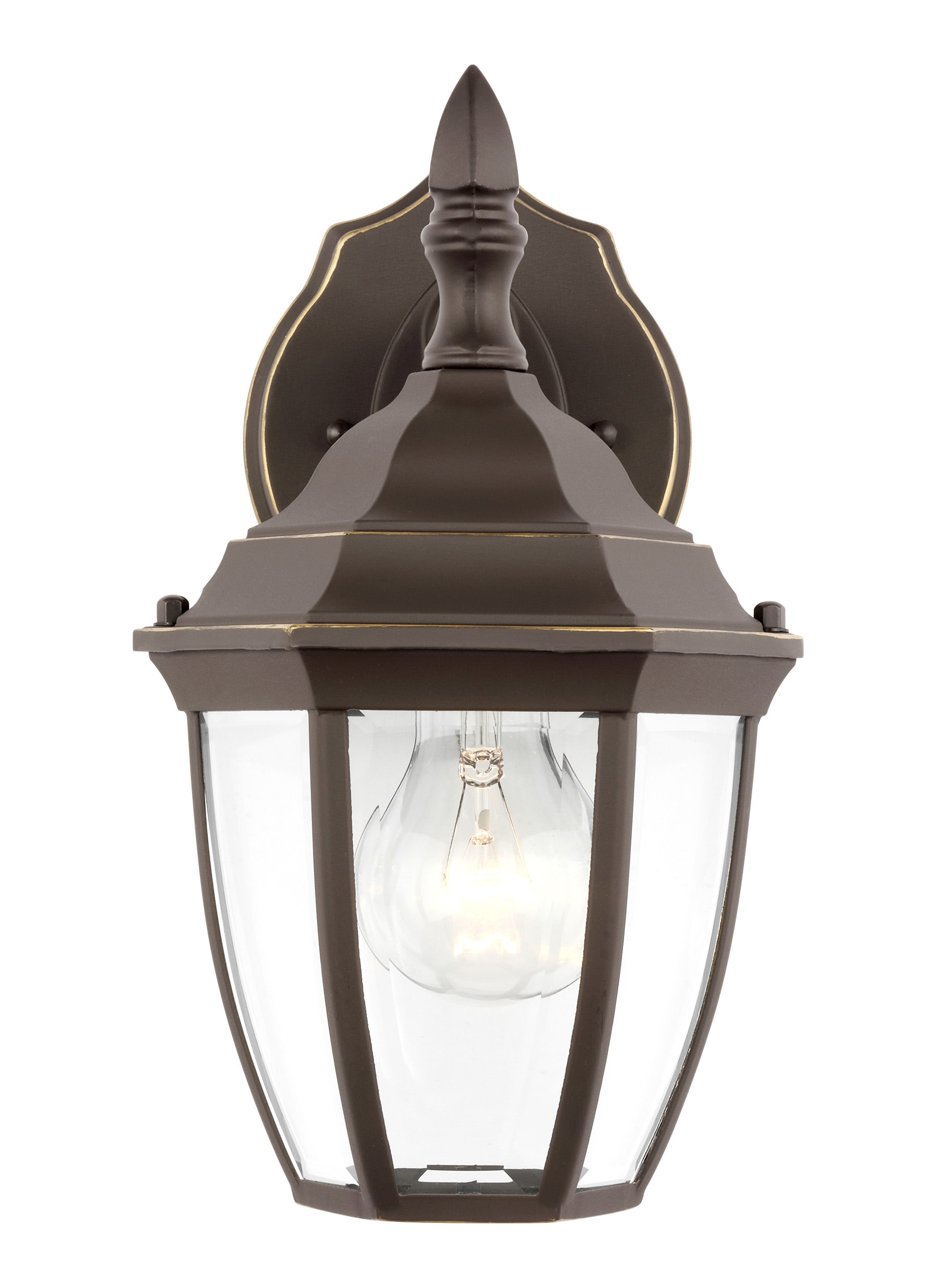 Generation Lighting 88936-71 Bakersville 1 -Light 11-in H Antique Bronze Hardwired Outdoor Wall Light