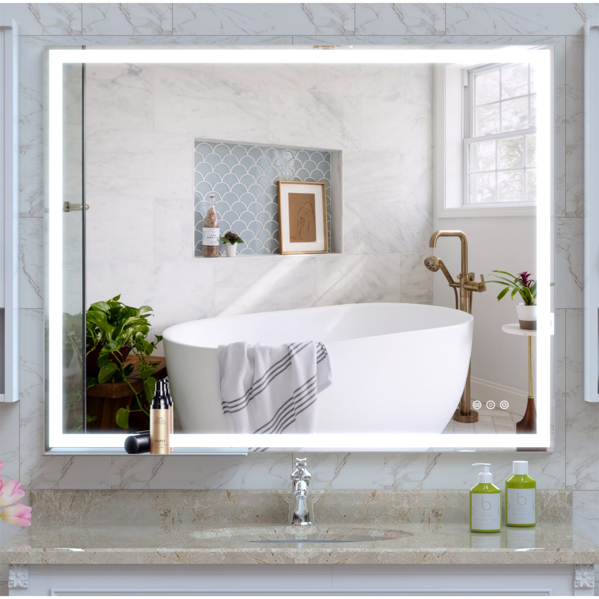BABOOM BOM-0120111-OR Framed-Bath-Mirrors - View #2