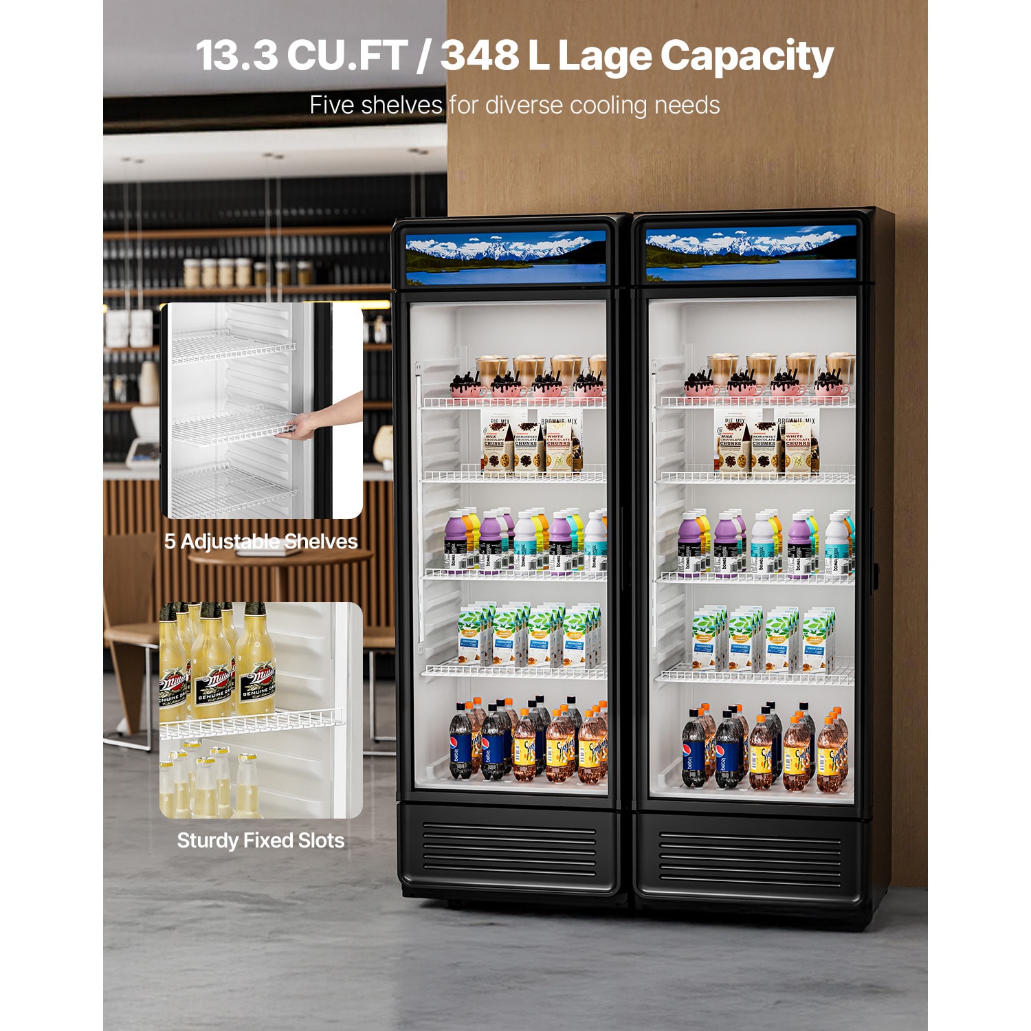 VEVOR SCDMBLMBXDDX06598V1 Commercial-Refrigerators - View #2