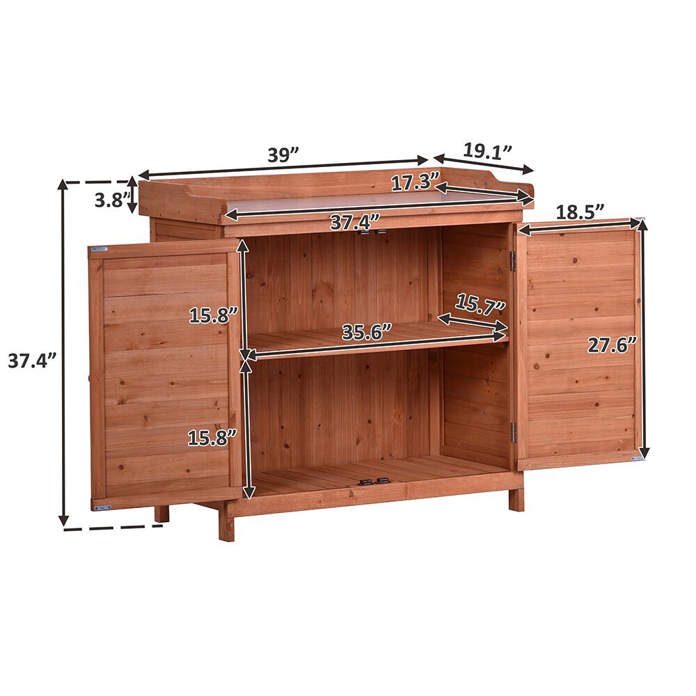 Runesay OUTDOORSHED06 Wood-Storage-Buildings - View #2