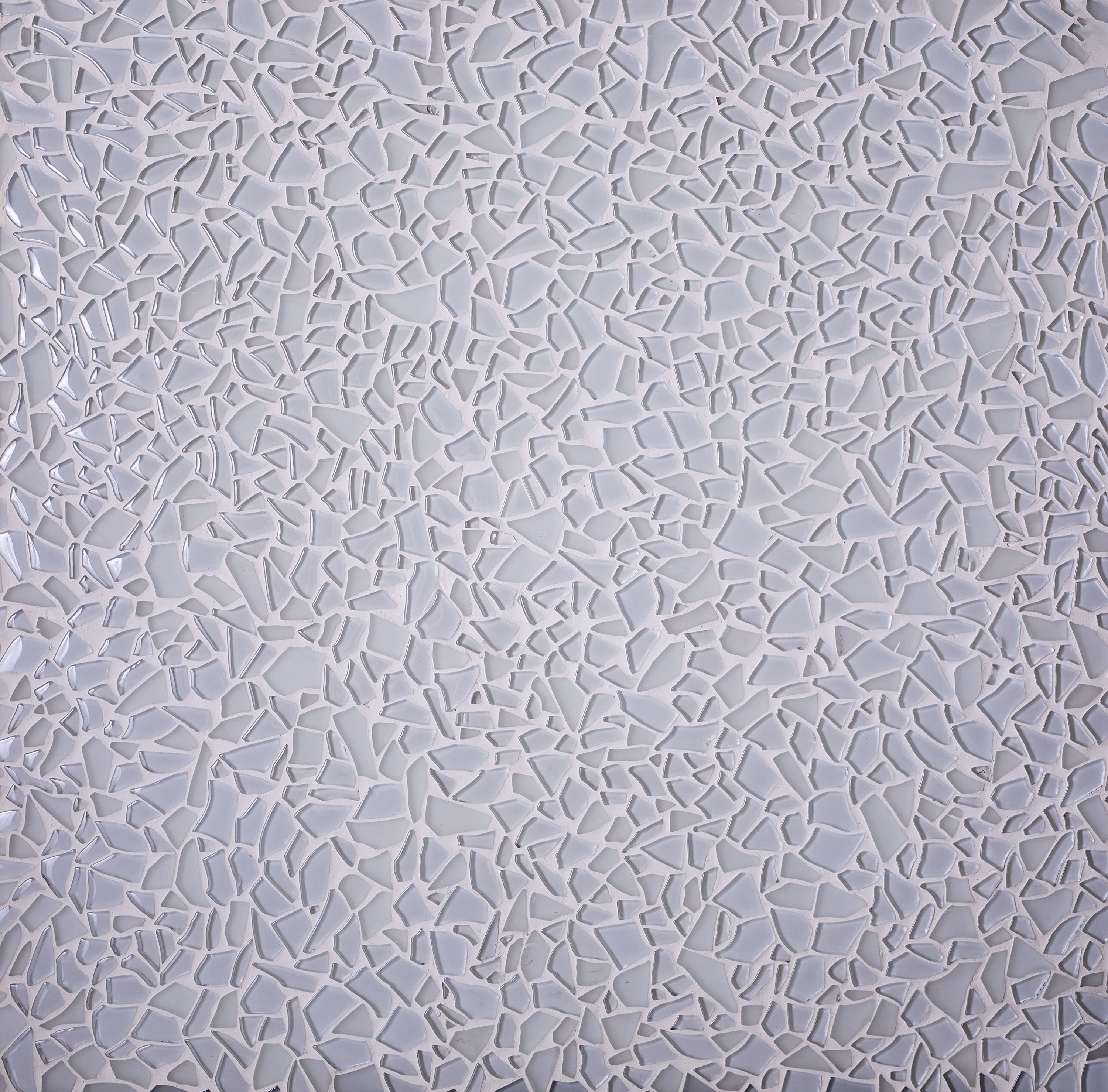 Apollo Tile APLGEM882A Bijou White 12-in x 12-in Honed Glass Pebble Tile (4.36-sq. ft/ Carton)
