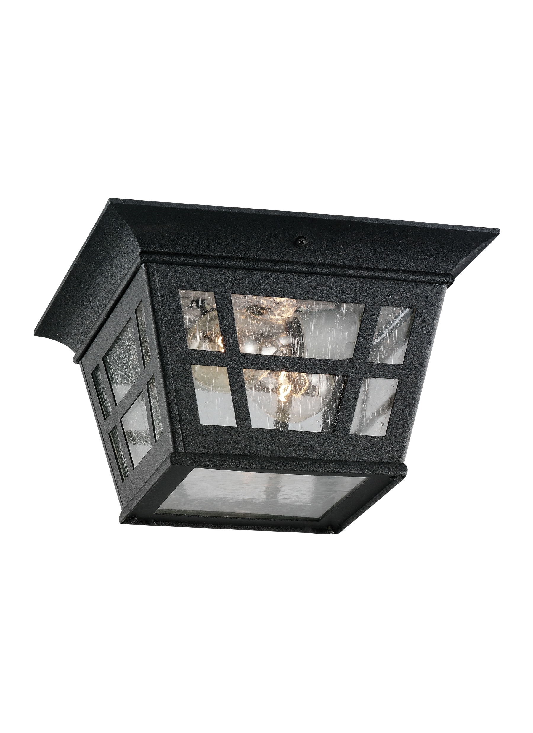 Generation Lighting 78131-12 Herrington 1 -Light 10.75-in Black Indoor/Outdoor