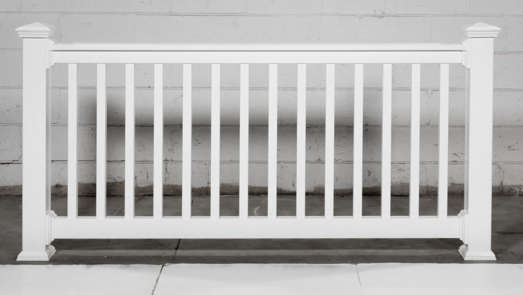 Capital Railing VRCAPWSQLW6 6 x 36 White Vinyl Deck Rail Kit