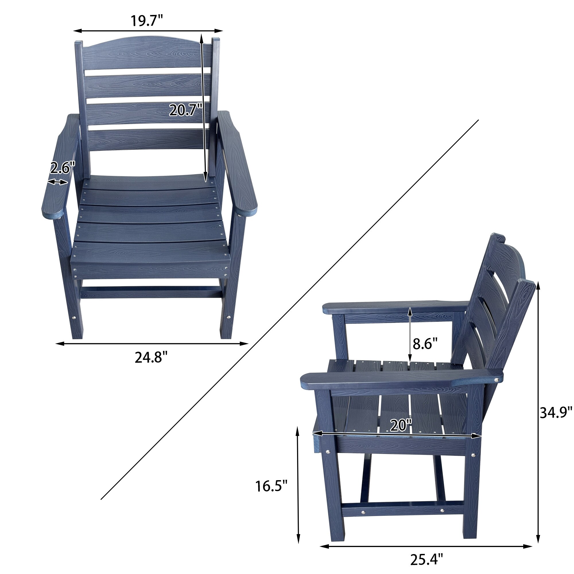 Fortune Candy DC003-2 Patio-Chairs - View #2