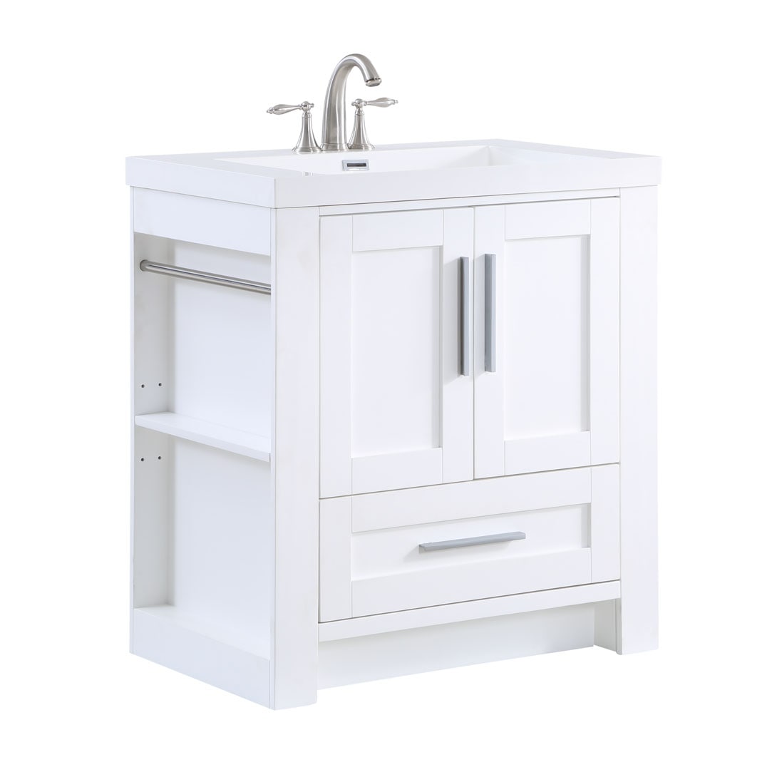 Aubrey Deluxe Laundry Organization Set with Closed Cabinets