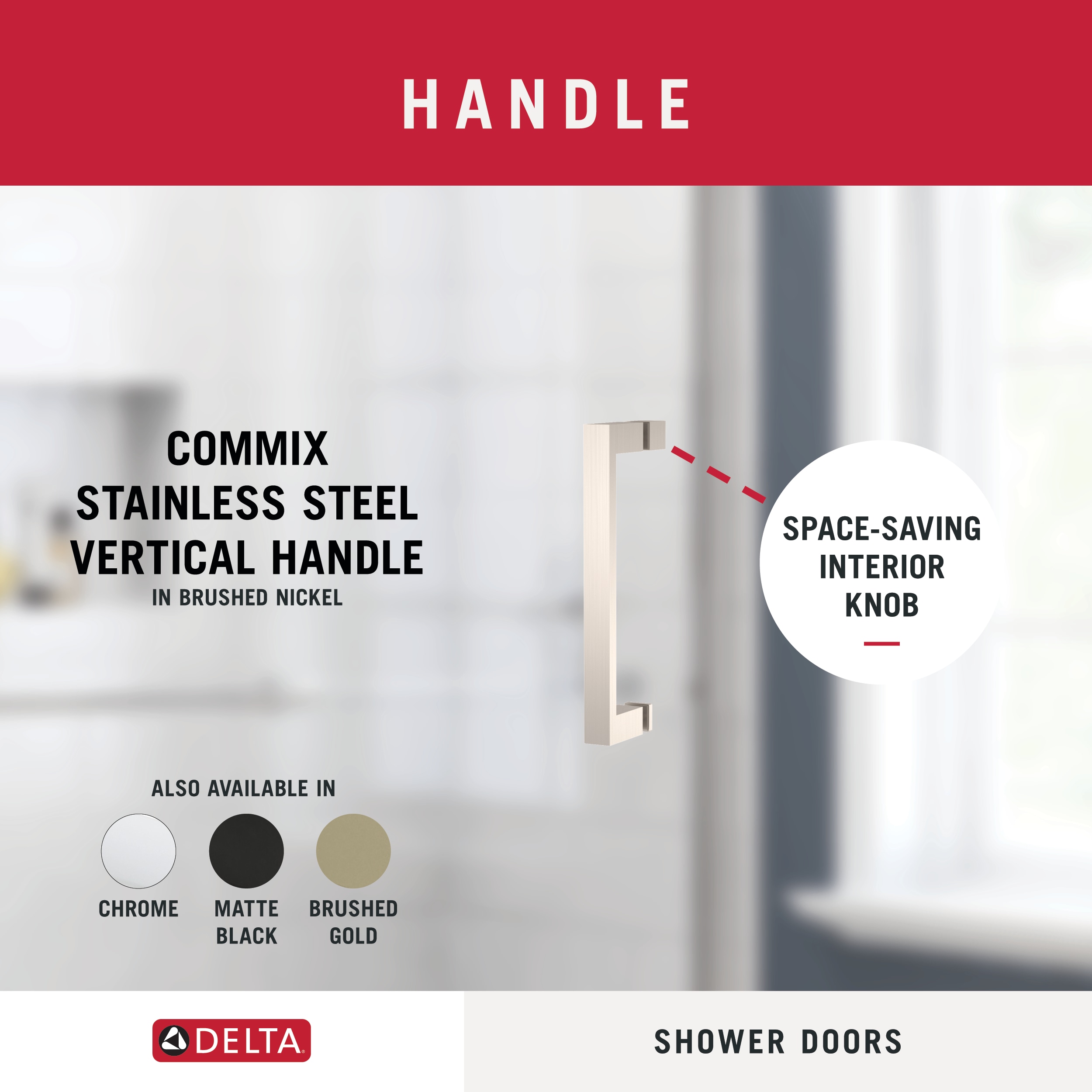 Delta SDES848-BN-R Shower-Doors - View #5