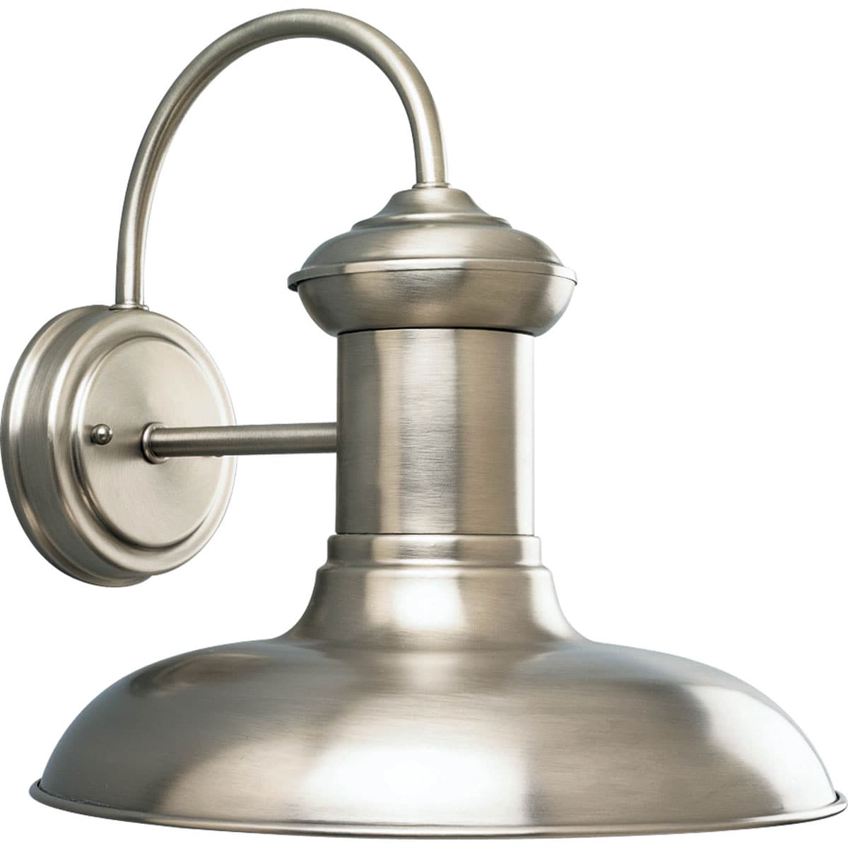 Progress Lighting P5723-81 Brookside 1 -Light 12.37-in H Antique Nickel Hardwired Outdoor Wall Light