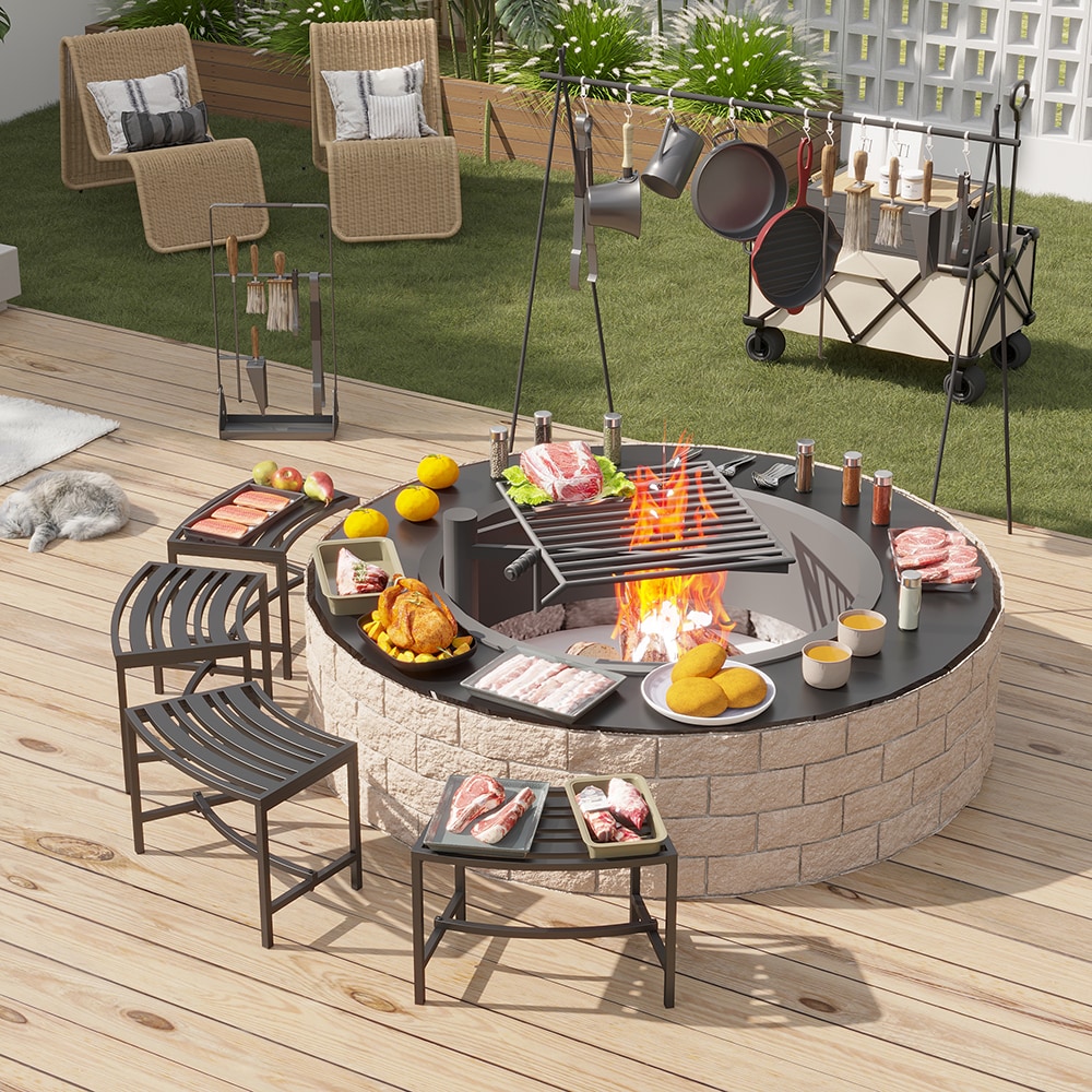 Homsee C-KF390083-01 Patio-Chairs - View #2