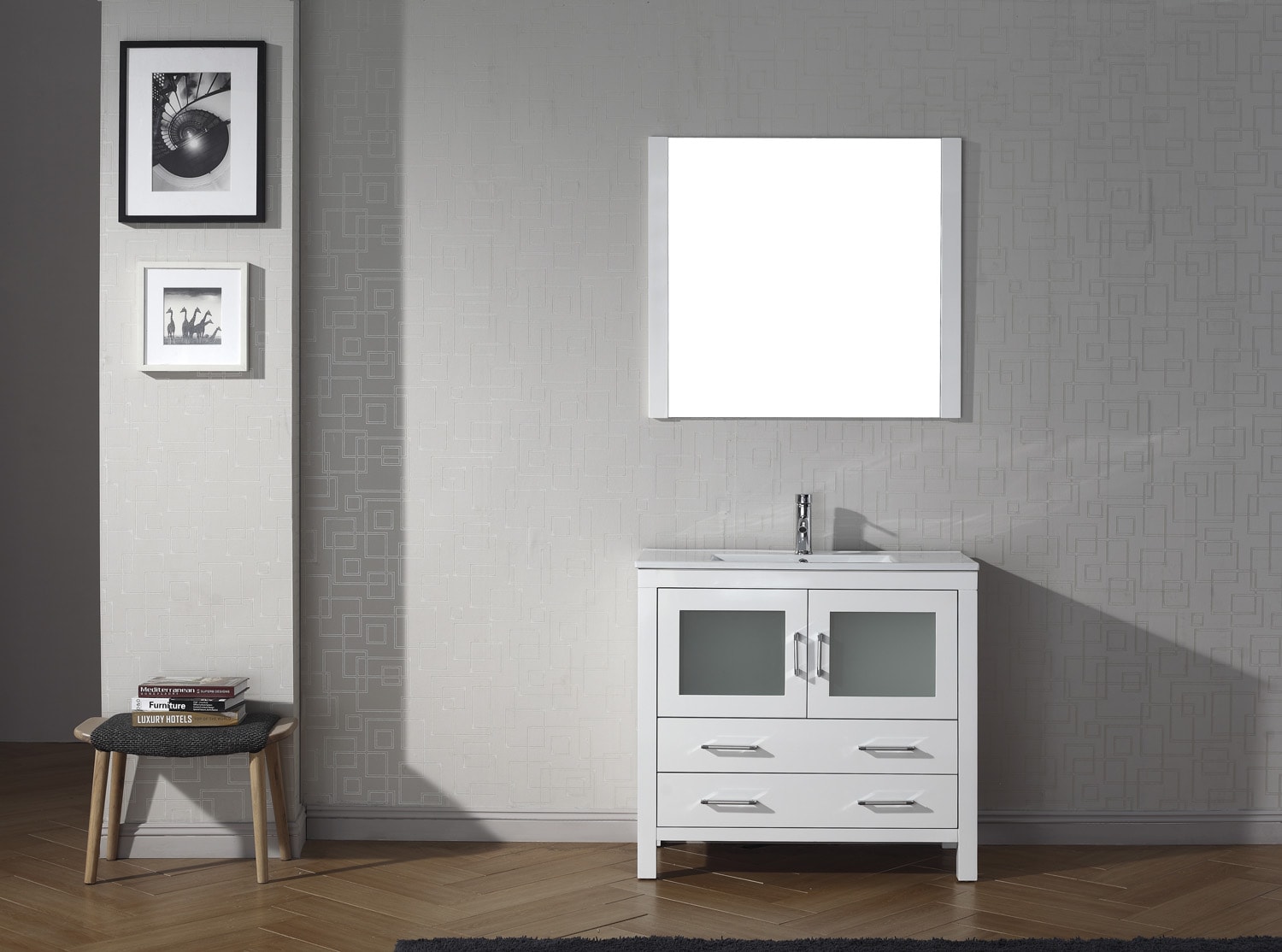 Virtu USA KS-70036-C-WH Bath-Vanity-Combo - View #2