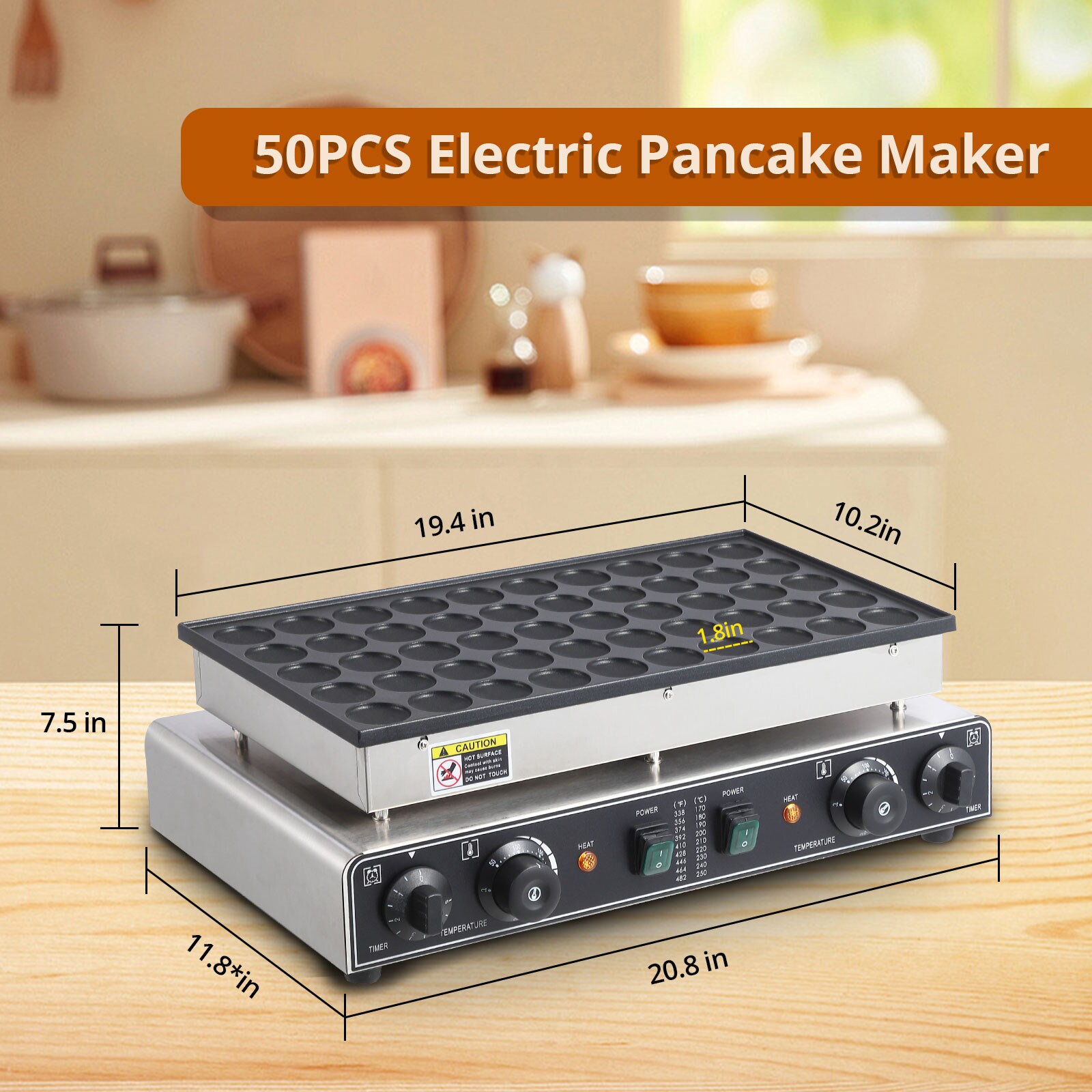 IdealHouse CMC-CRB0-GA0151VRK Waffle-Makers - View #7