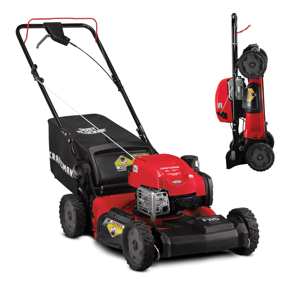 CRAFTSMAN M100 140-cc 21-in Gas Push Lawn Mower with Briggs and Stratton  Engine in the Gas Push Lawn Mowers department at
