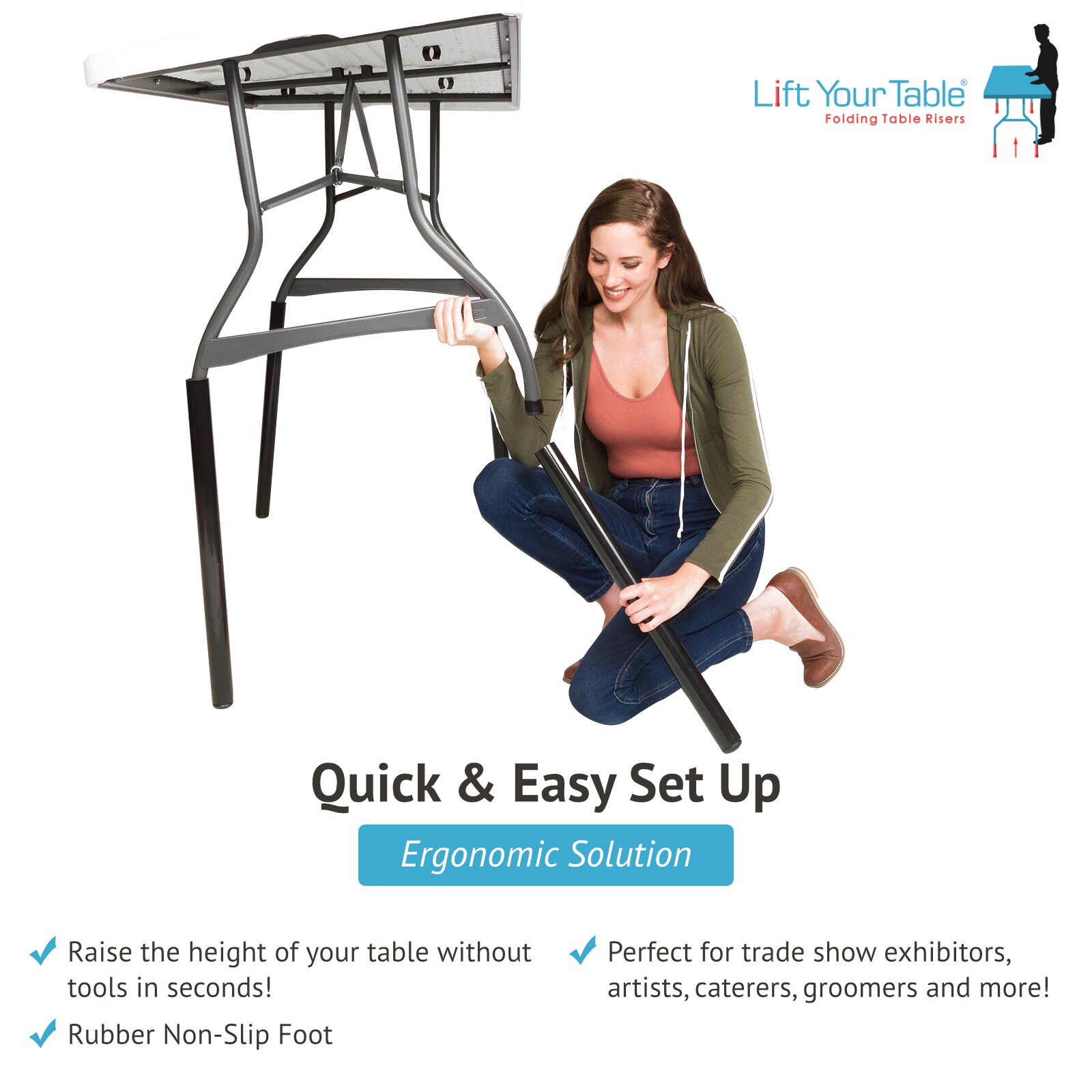 Lift Your Table LYT-XLH-LOWES Table-Leg-Hardware - View #6