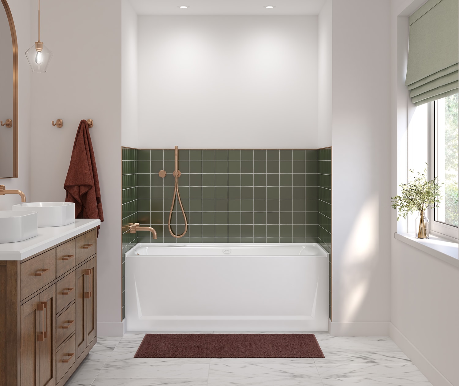 Laurel Mountain 6030PDBSL-WH bathtubs - View #3