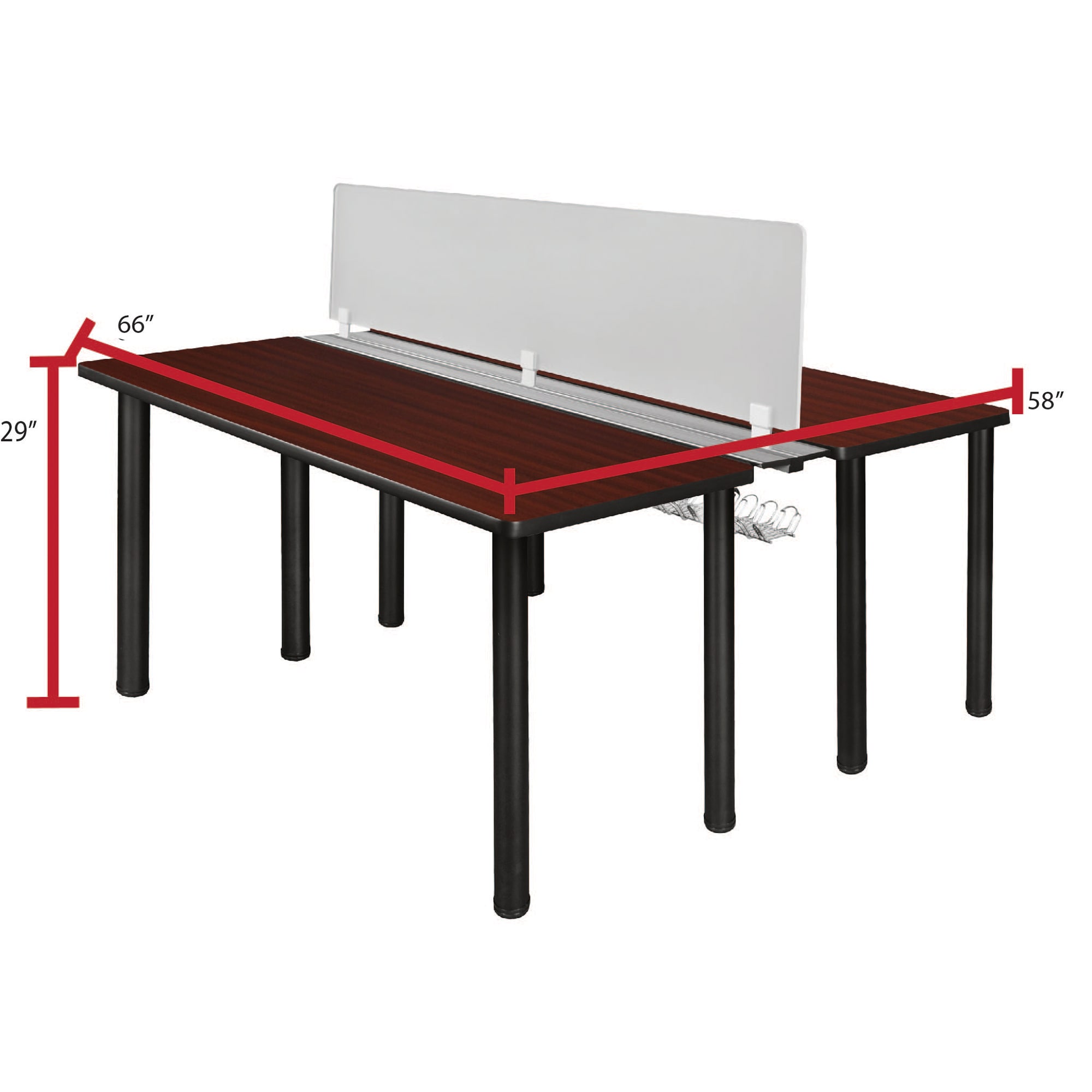 Regency MBSPD6624MHBPBK desks - View #8