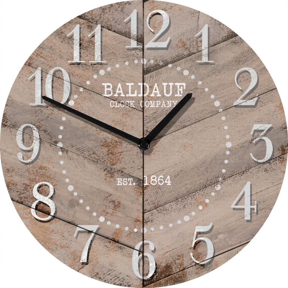  1709-8093LOW Analog Round Wall Contemporary
