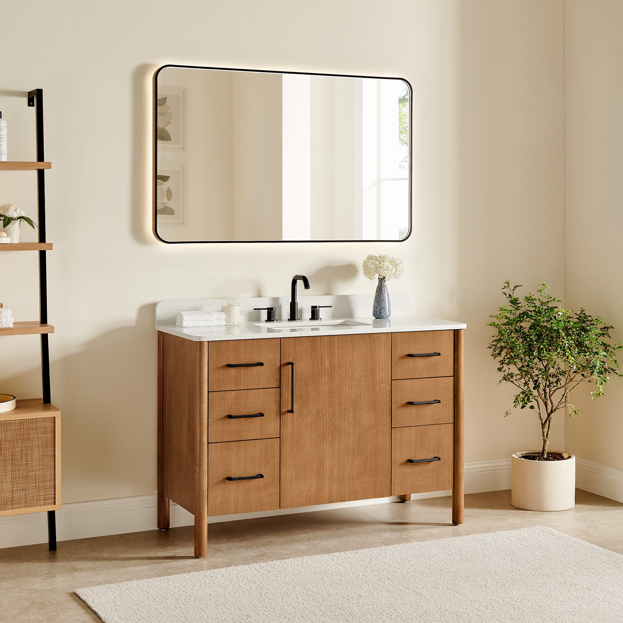 Altair 578048-MB-GW Bath-Vanity-Combo - View #3
