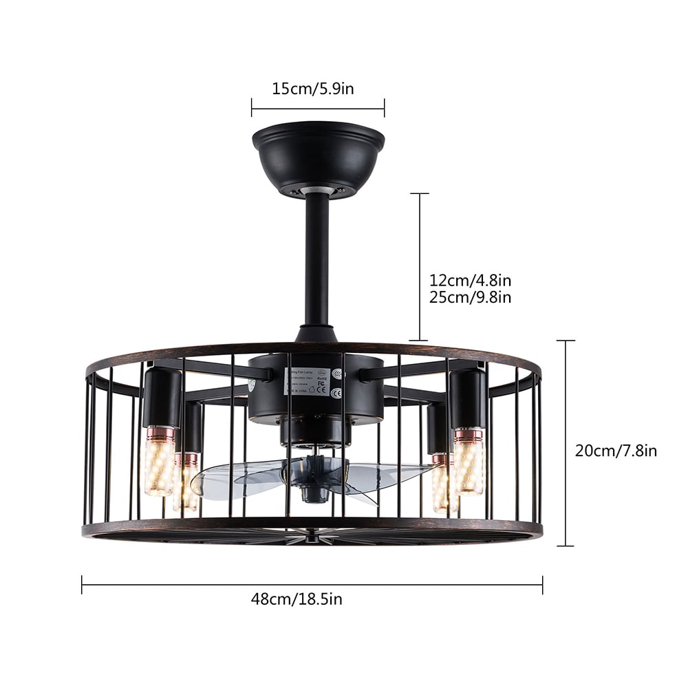 Oukaning HG-HCX7668-116US Ceiling-Fans - View #5