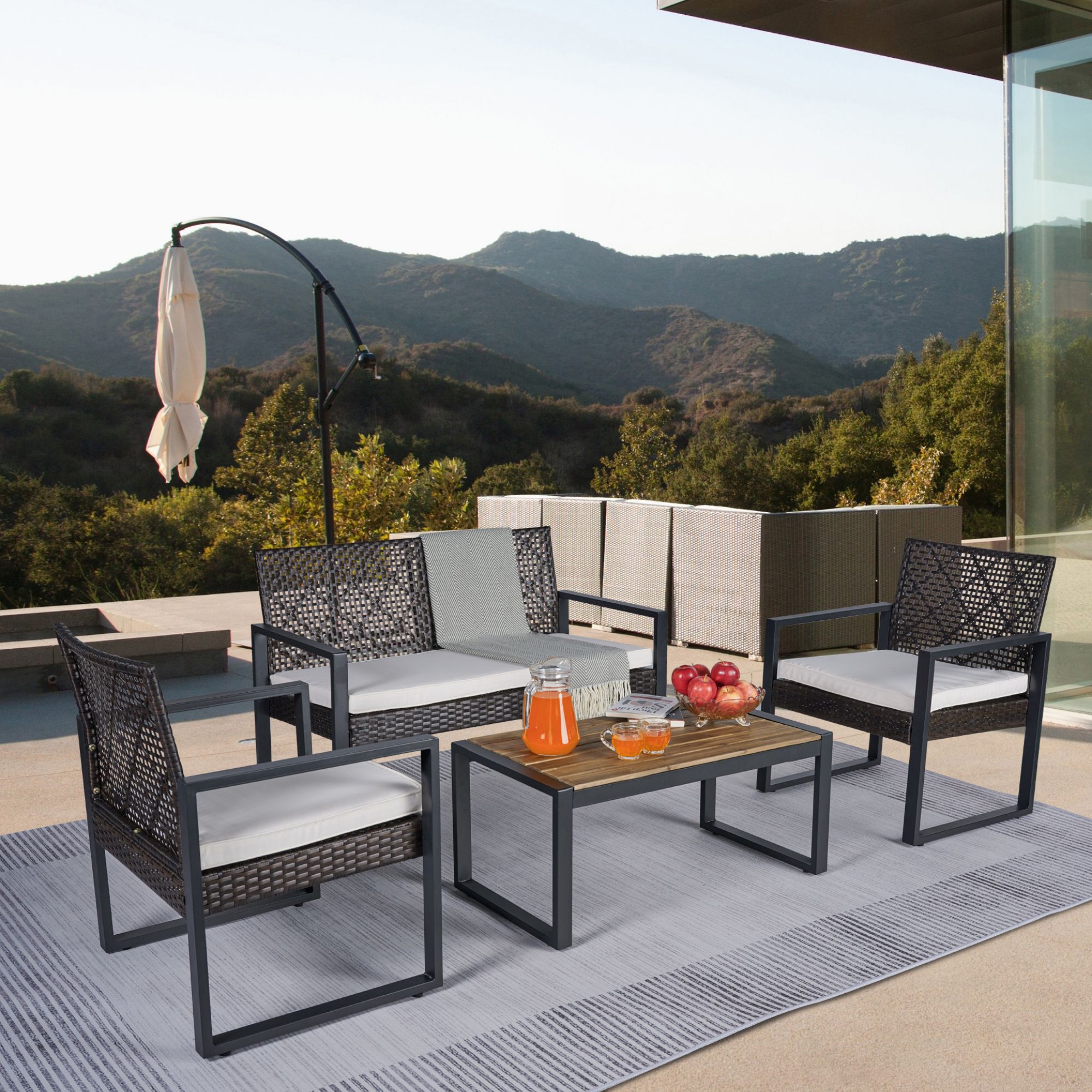 AHIOU HOME ZAAHG-1P149819SF Patio-Conversation-Sets - View #2
