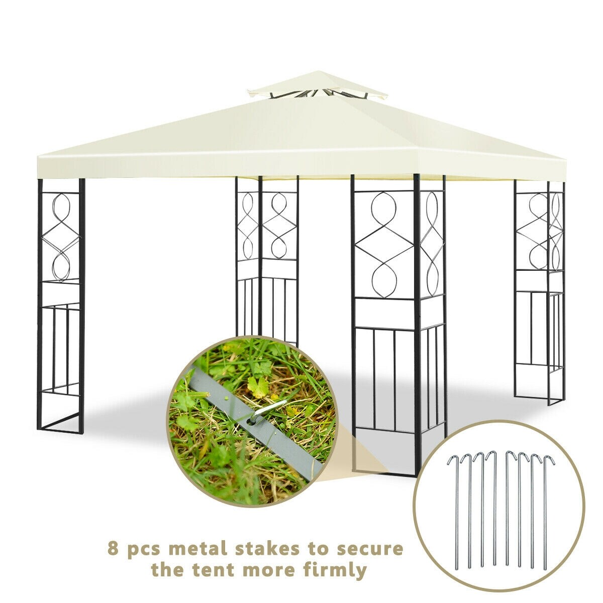 WELLFOR DOJ70663 Canopy-Storage - View #6