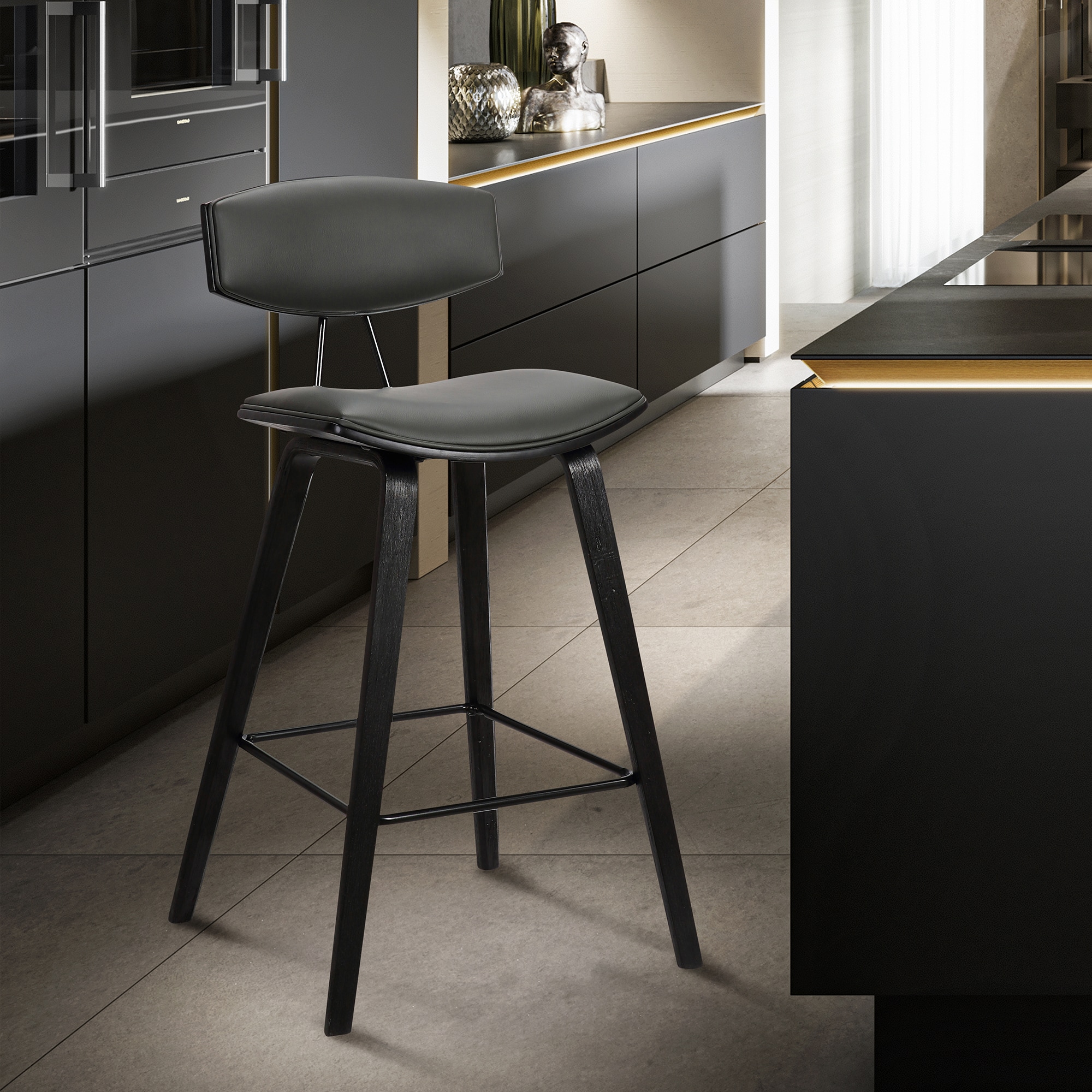 Armen Living LCFOBABLGR30 stools - View #6