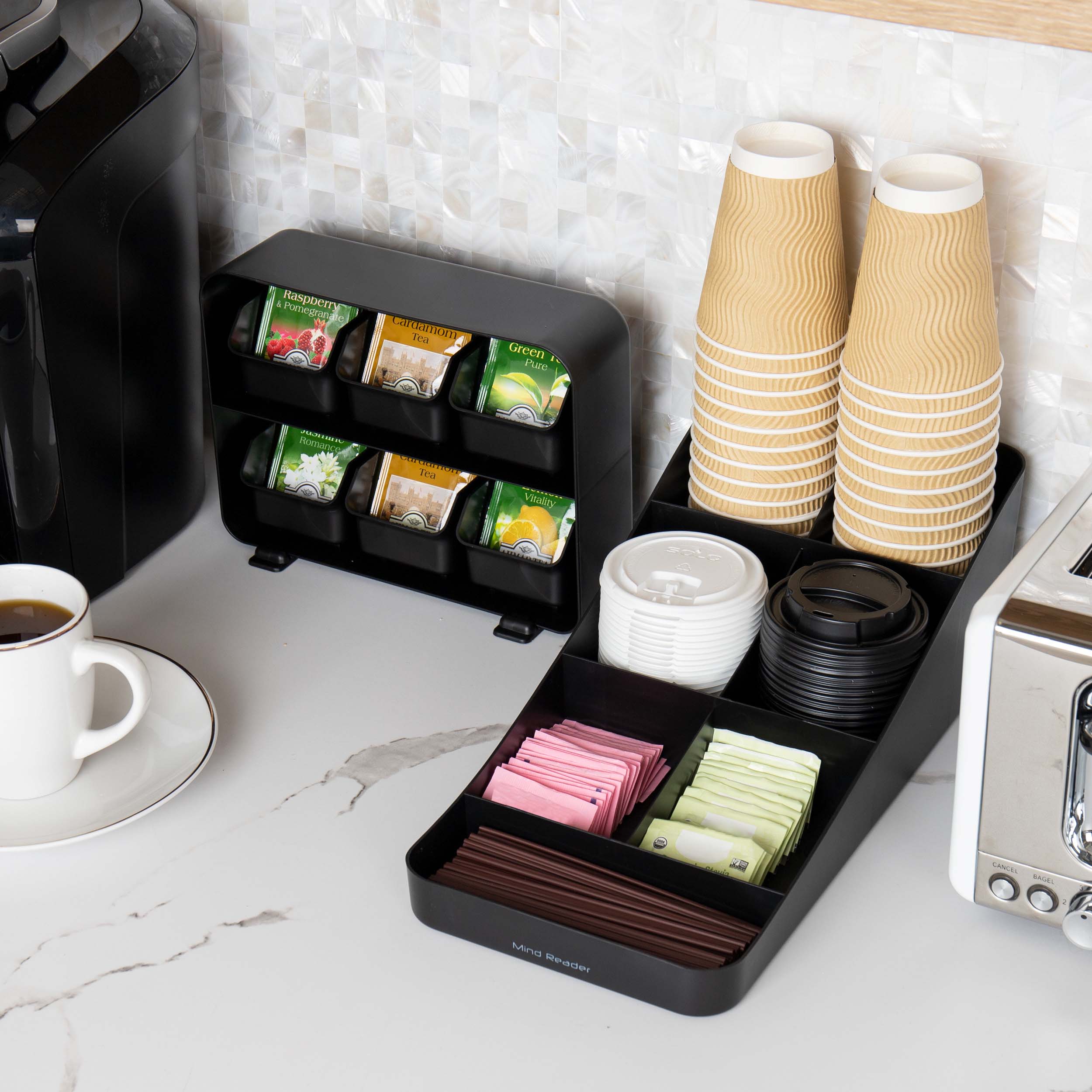 Mind Reader STCOMP7-BLK Coffee-Beverage-Organizers - View #4