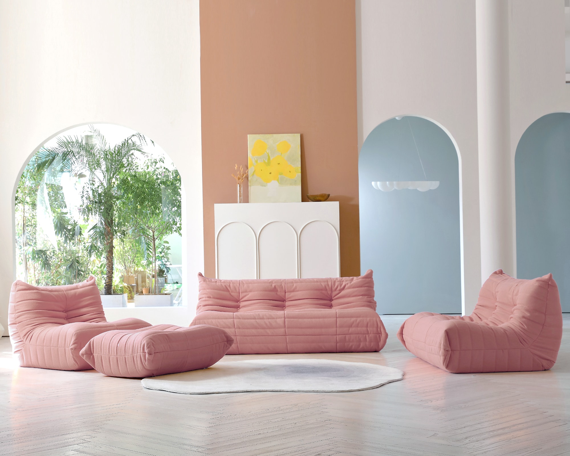BuotiqHom DH-S2-117PK Sofas-Loveseats - View #2