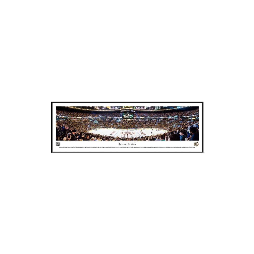 Blakeway Panoramas NHLBRU3F Boston Bruins James Blakeway Black Metal Framed 13.75-in H x 40.25-in W Sports Paper Print
