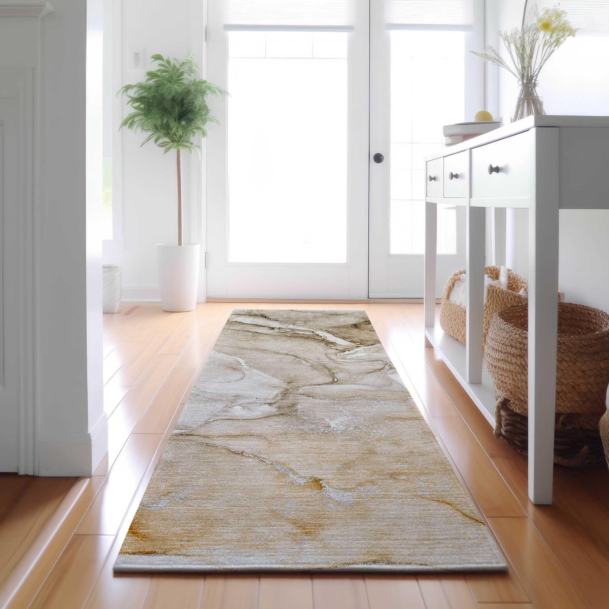 Addison Rugs AMF566GY20X30 Mayfield AMF566GY 2 x 3 (ft) Loomed Polyester Gray Rectangular Indoor Geometric Machine washable Area rug