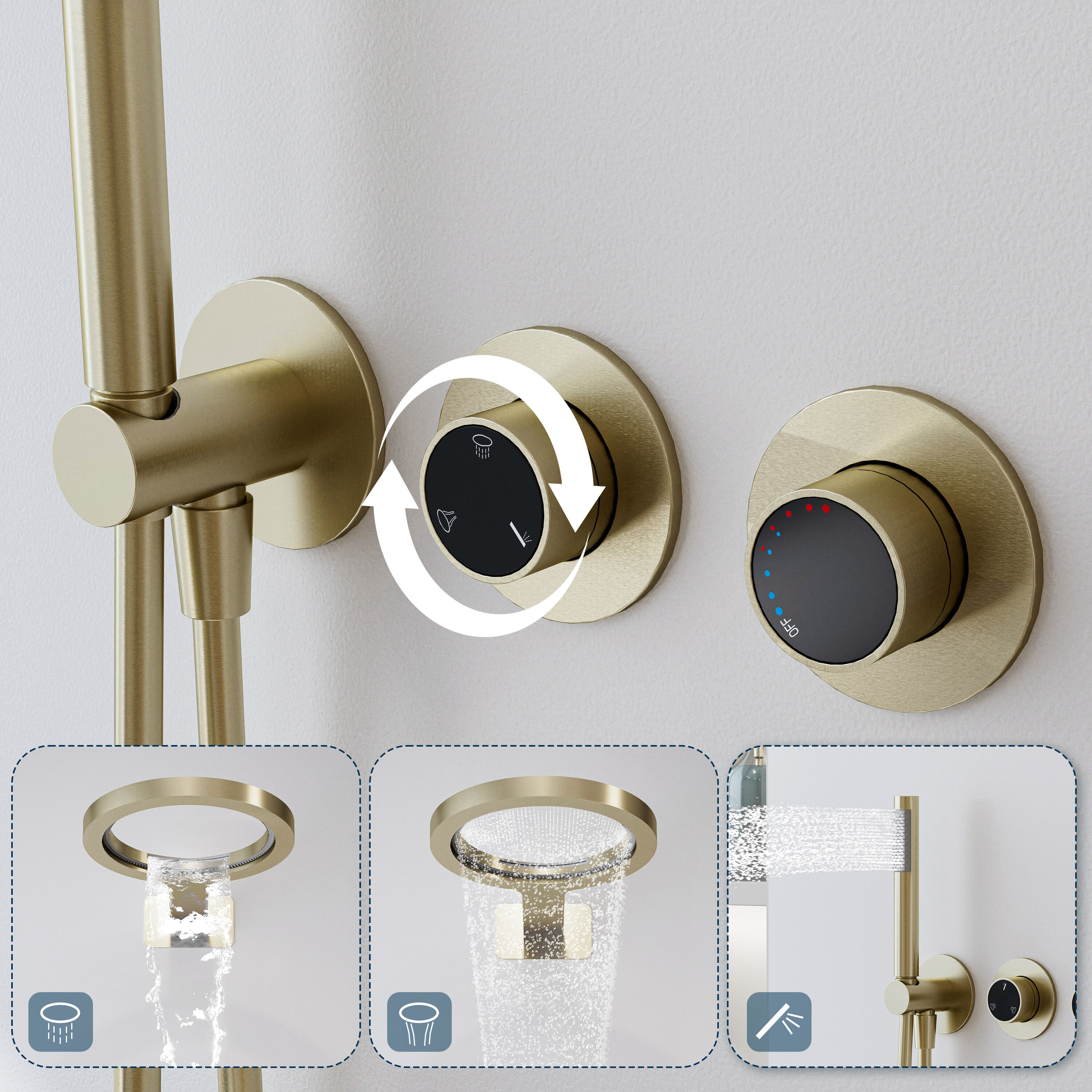 MODLAND MDL1SS36BG7 Showerhead-Bar-Panels - View #7