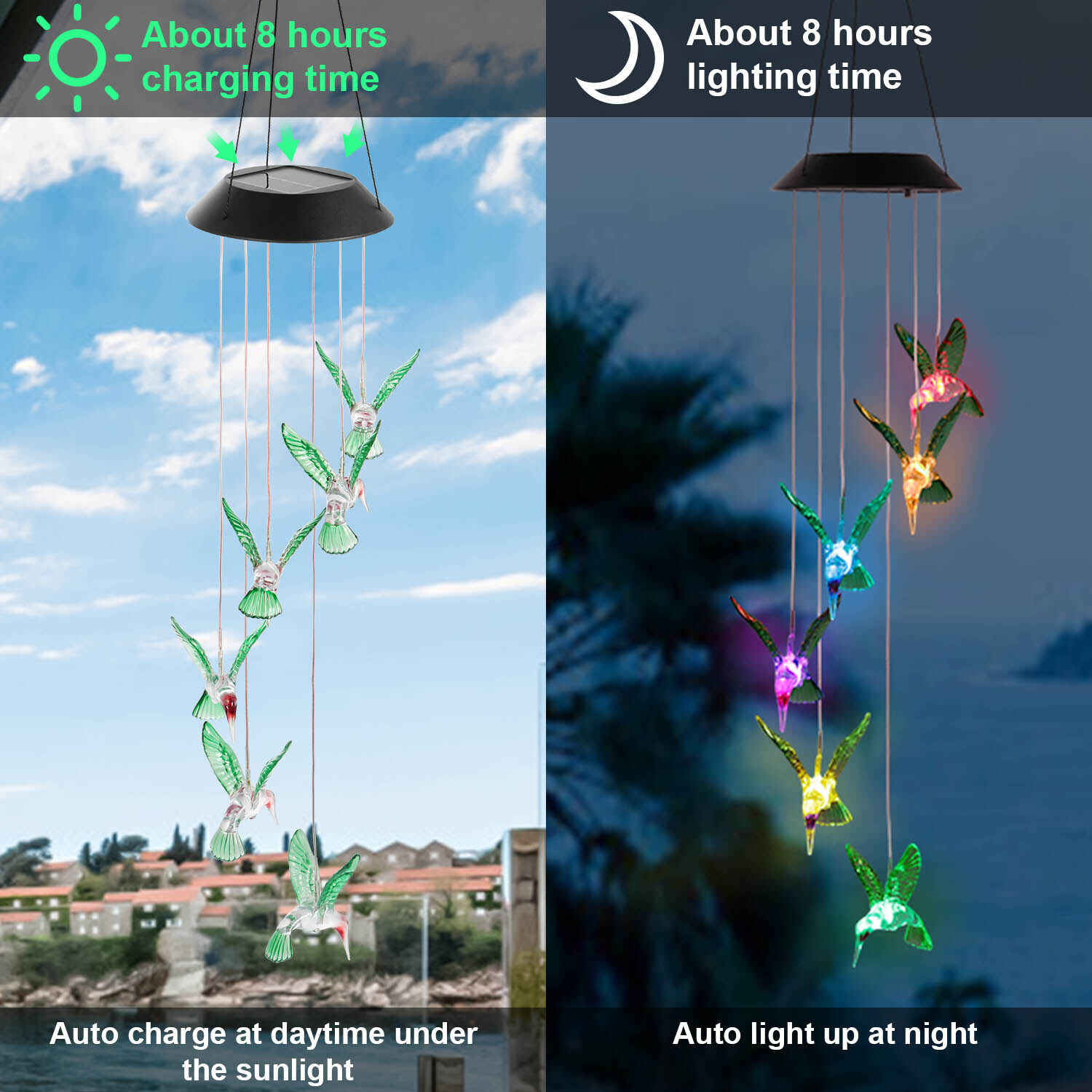 AHIOU HOME ZAAHD-HP38K7WC Wind-Chimes - View #5