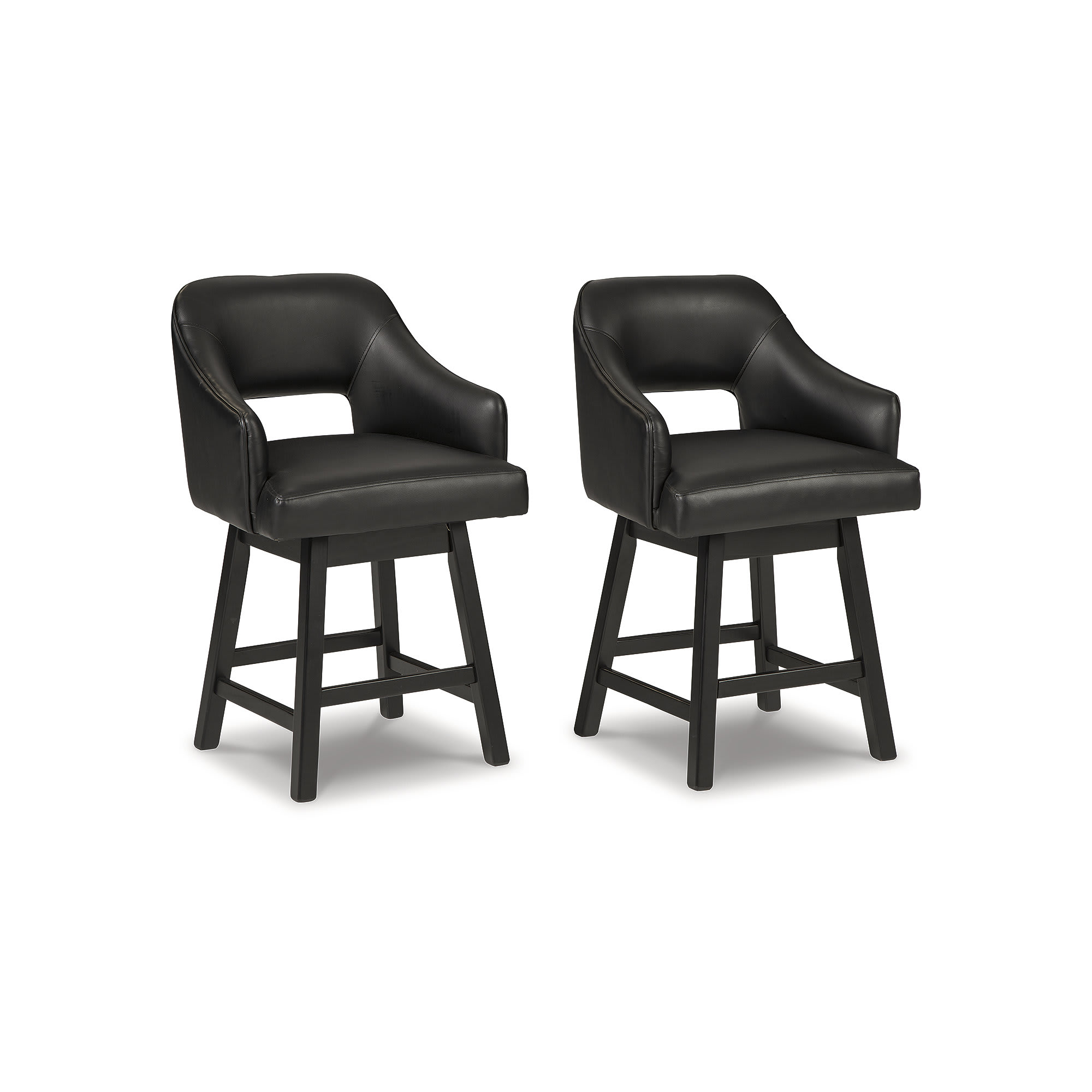 Signature Design by Ashley 429-083D Tallenger Gray Counter Height Bar Stool Set of 2