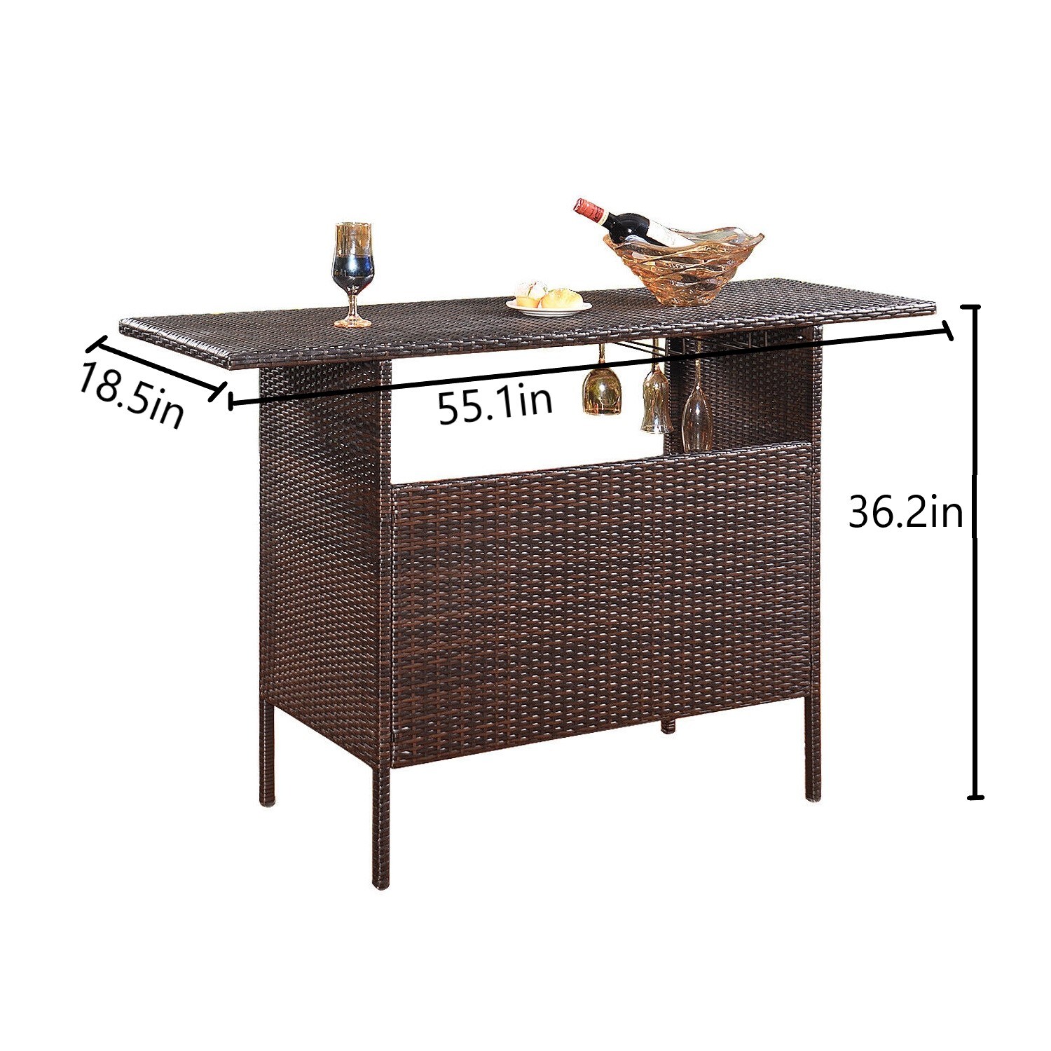 Clihome CWCH-HW52CS884 Patio-Tables - View #5