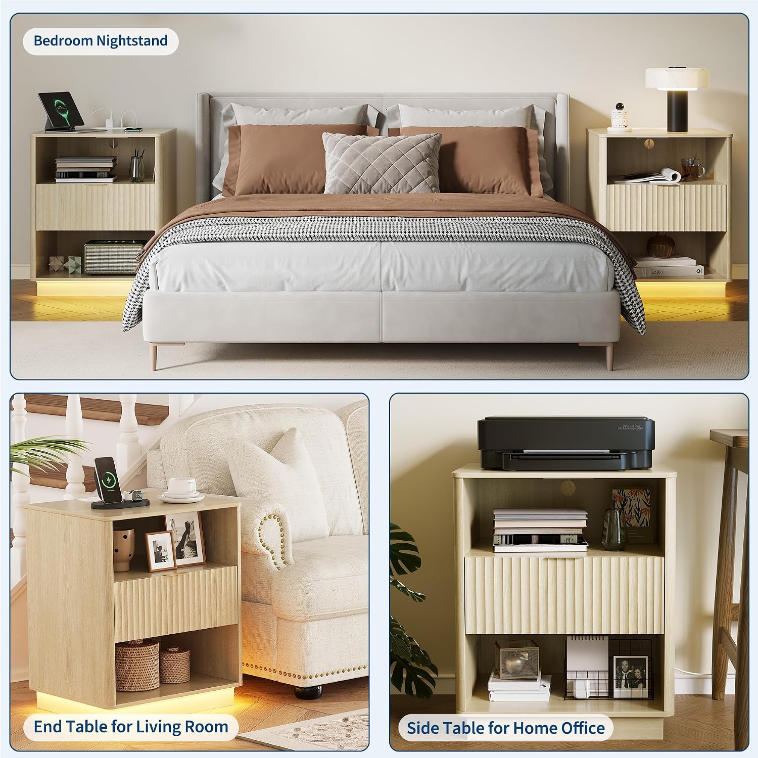 GAOMON CQC-8UVT9R-EUG5 nightstands - View #7