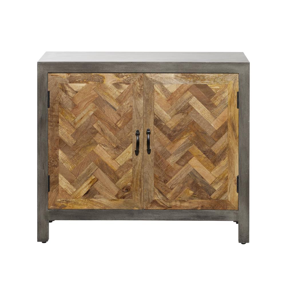 Grayson Lane Multi Colored Wood Rustic Cabinet 30x34x16 In The Chests Department At Lowes Com