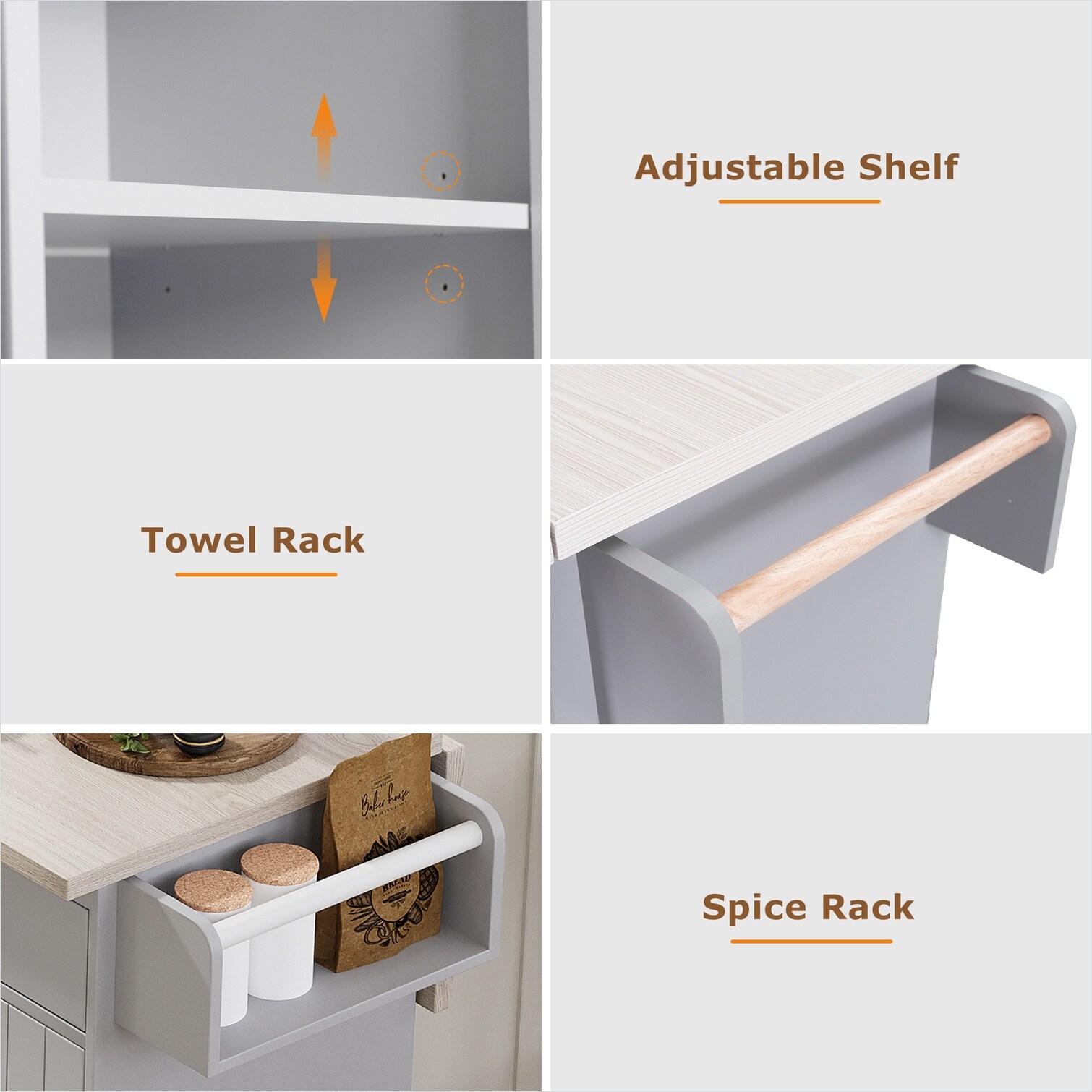 FlowLuxe 96TZ5N14WOPD Kitchen-Furniture - View #3