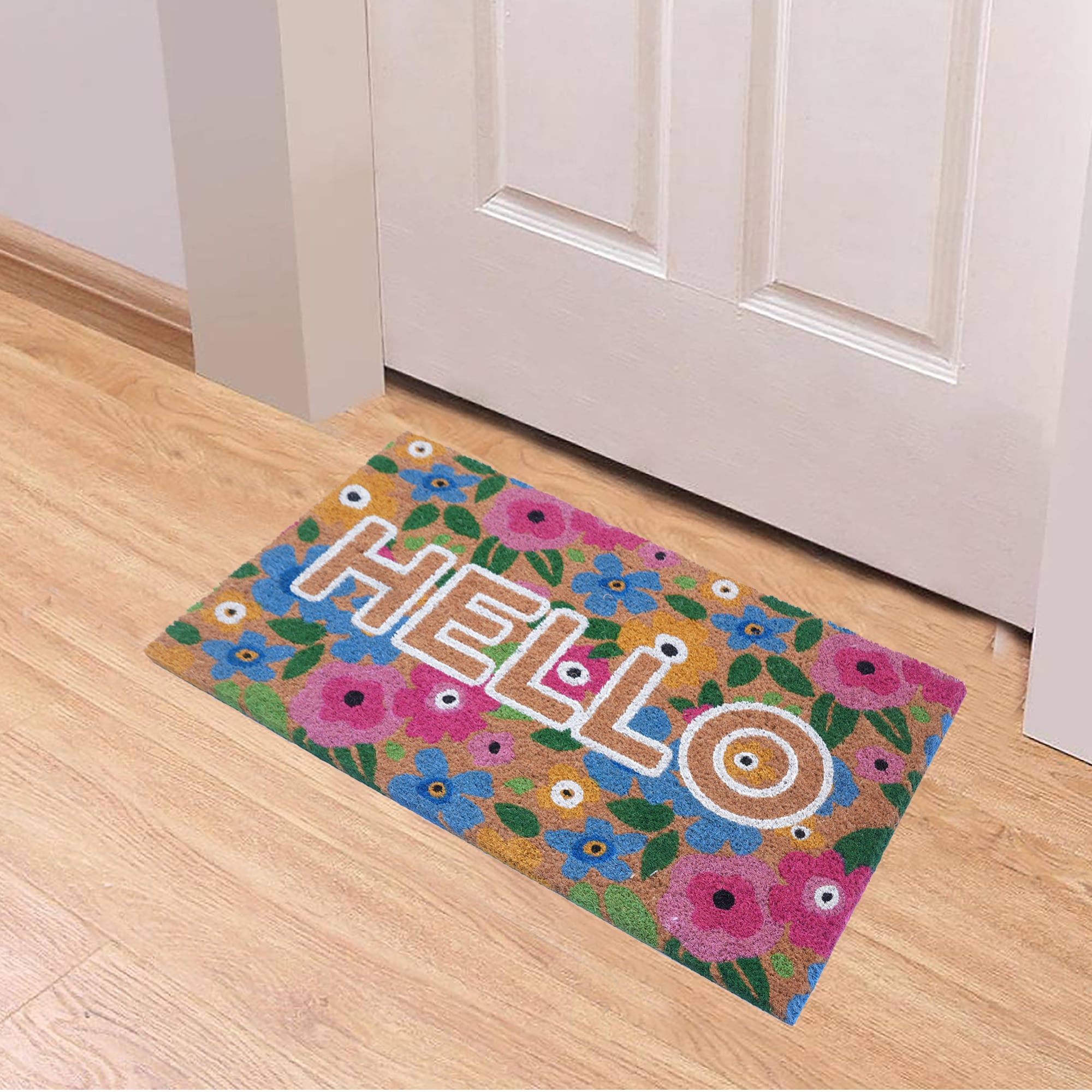 Style Selections WG-Q125-HELLO FLORAL Mats-Cat - View #4