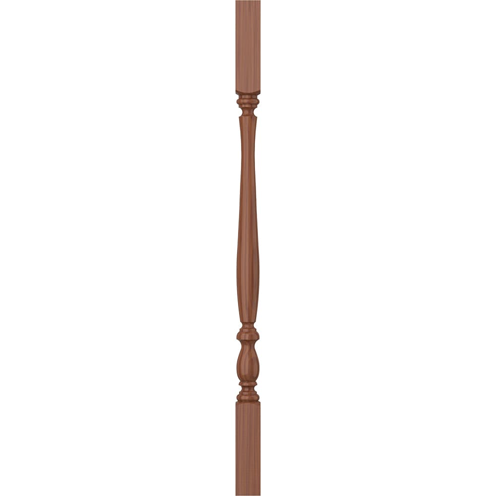 L.J. Smith Stair Systems LJP-2905-C 34 34-in x 1.75-in Unfinished Cherry Square Top Stair Baluster