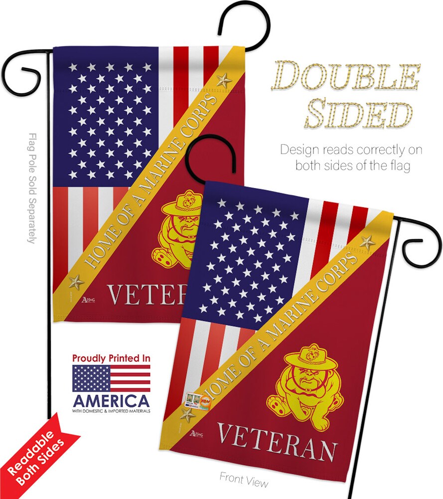 AMERICANA HOME & GARDEN CO Marine Corps beautiful garden flag have ...